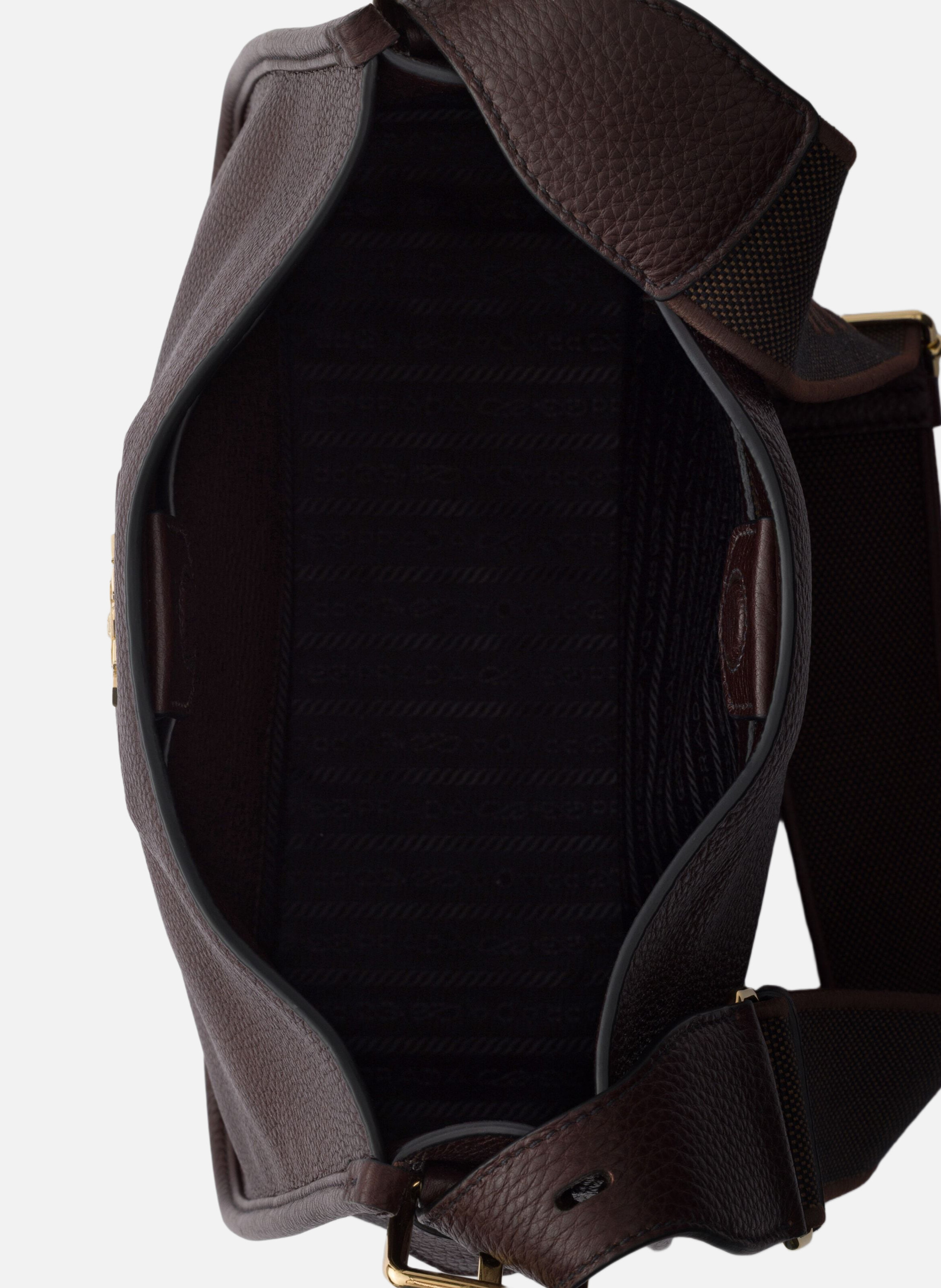 Sac en cuir PRADA Marron