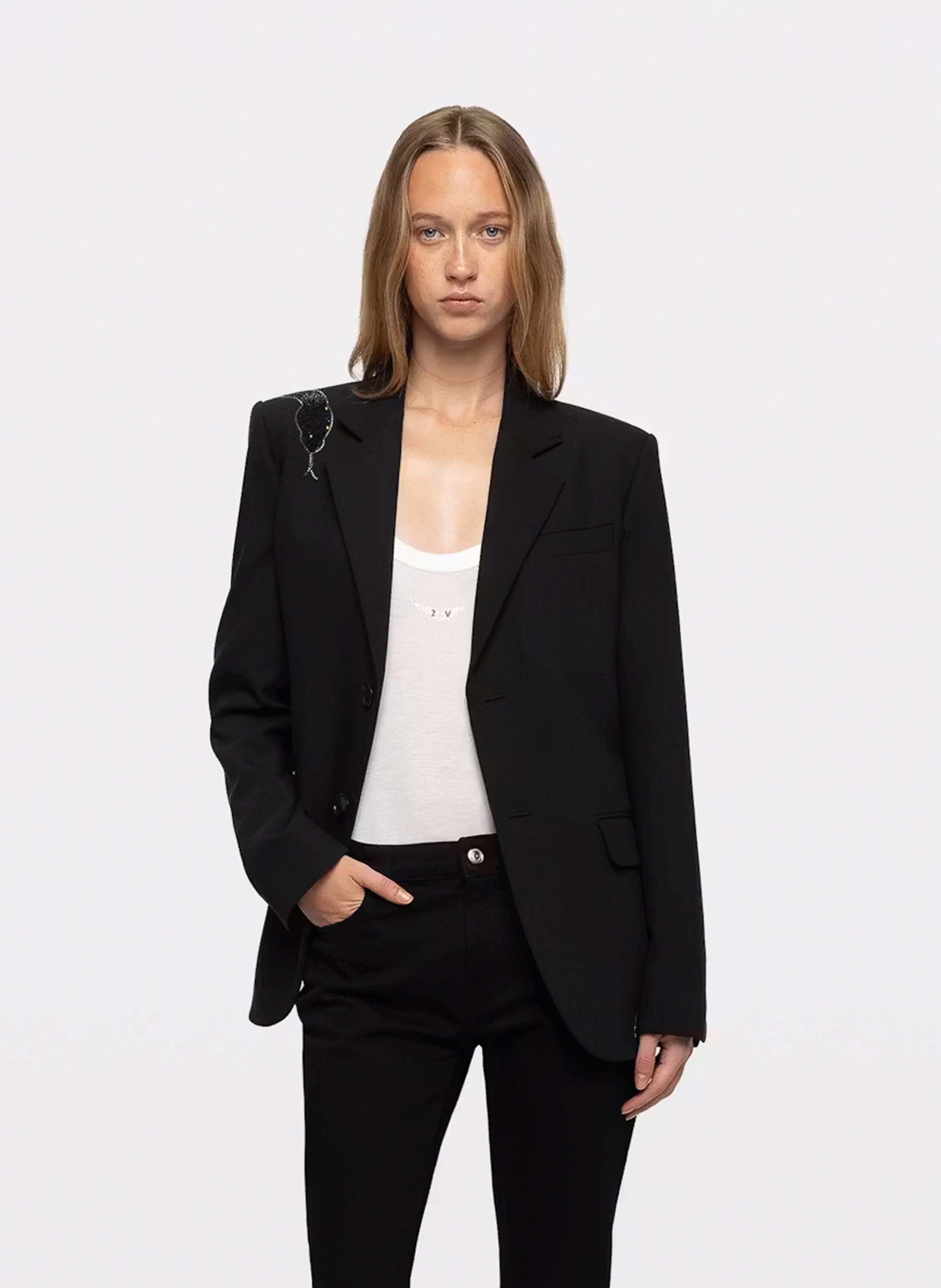 Veste de tailleur vanille ZADIG&VOLTAIRE Noir