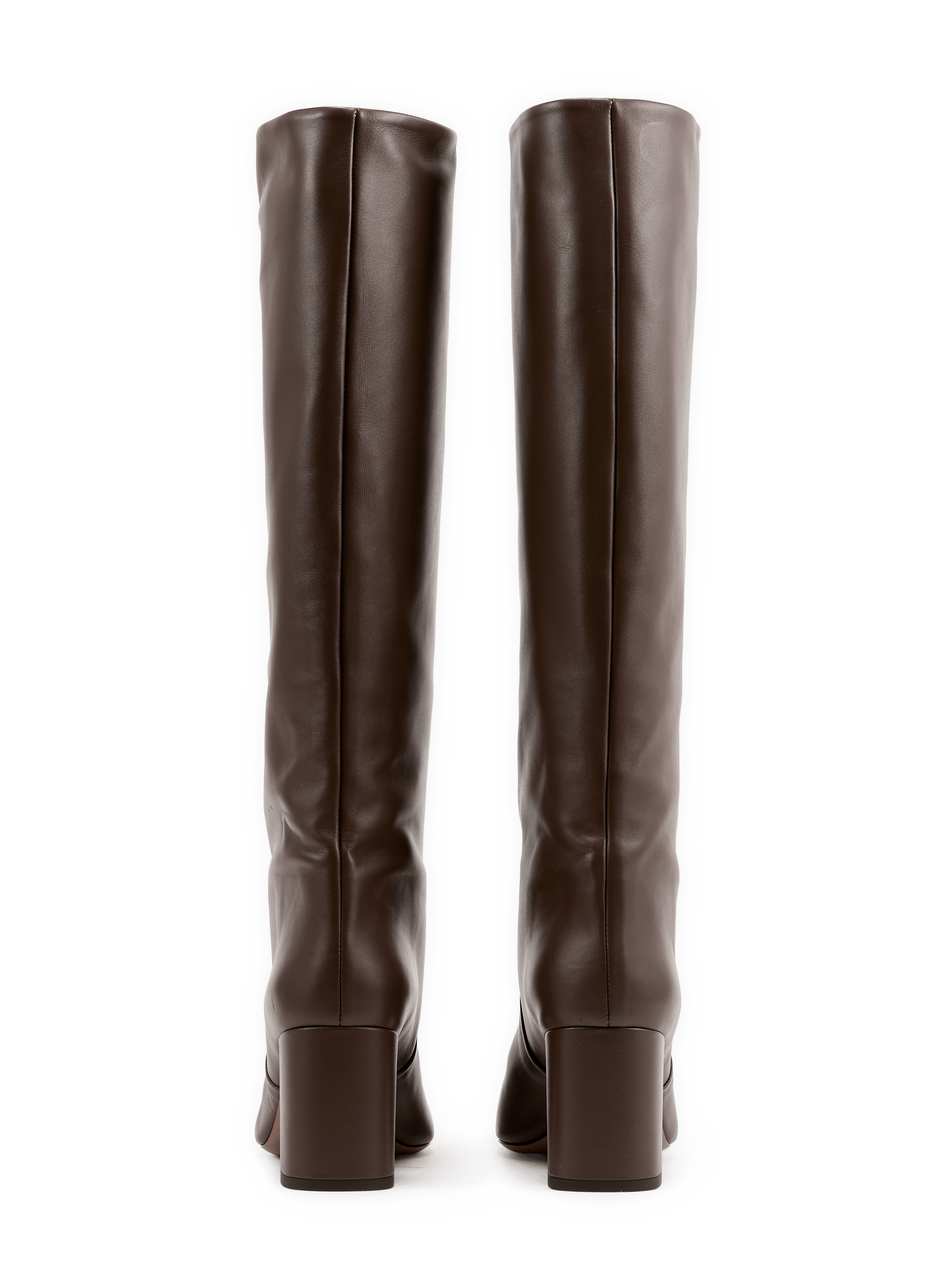 Kalbsleder-Stiefel PARIS TEXAS Braun