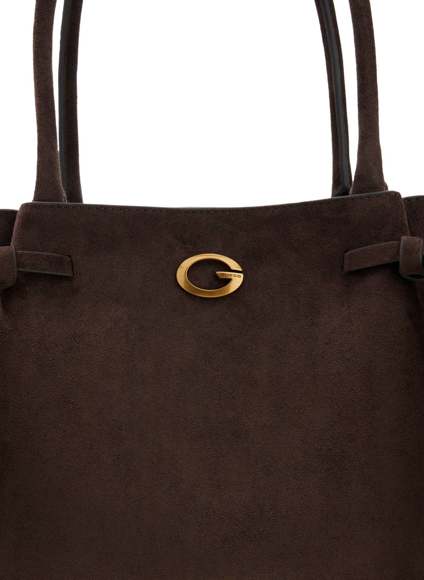 Sac tote en daim GUESS Marron