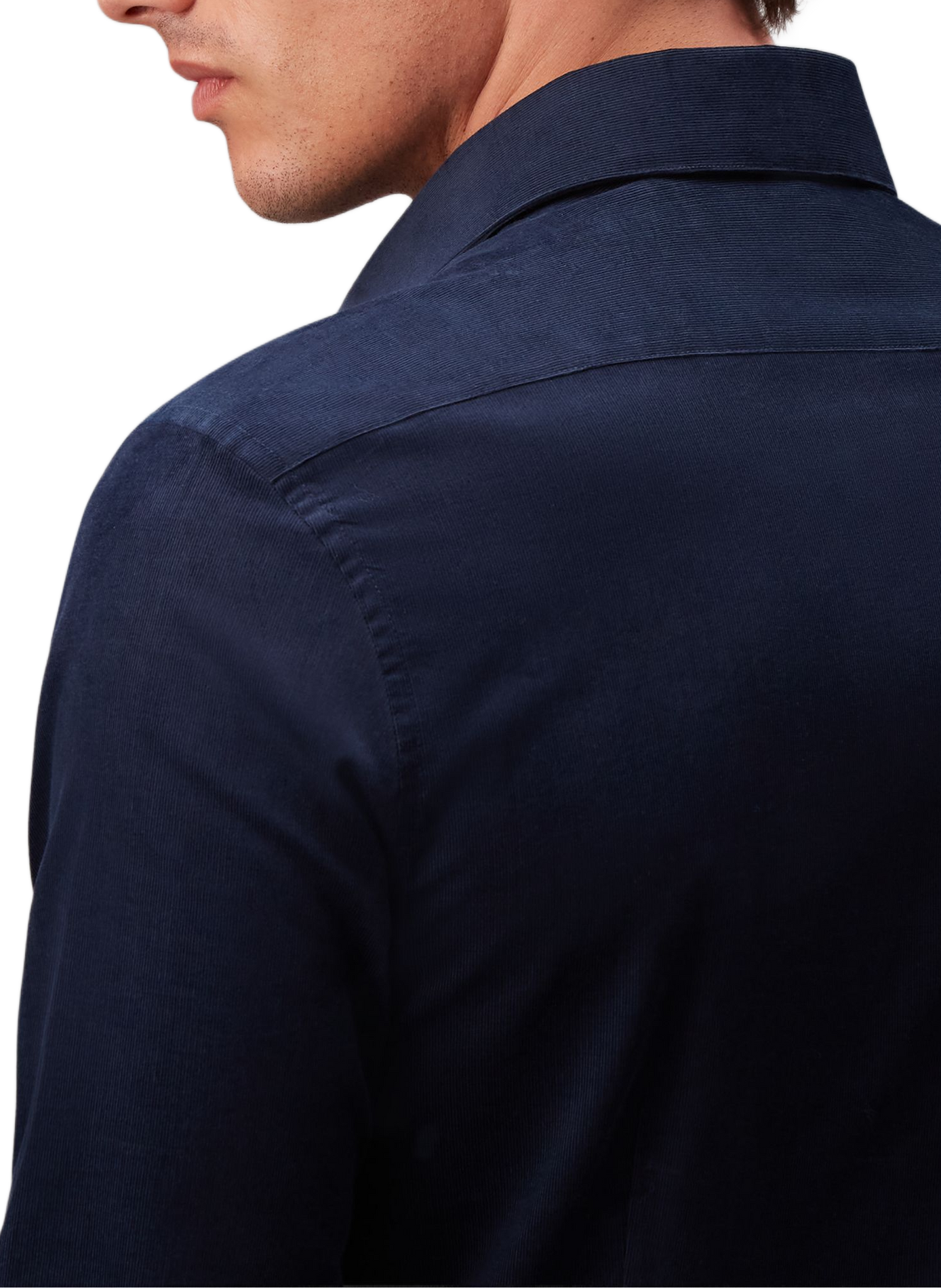 Chemise droite en coton CALVIN KLEIN Bleu