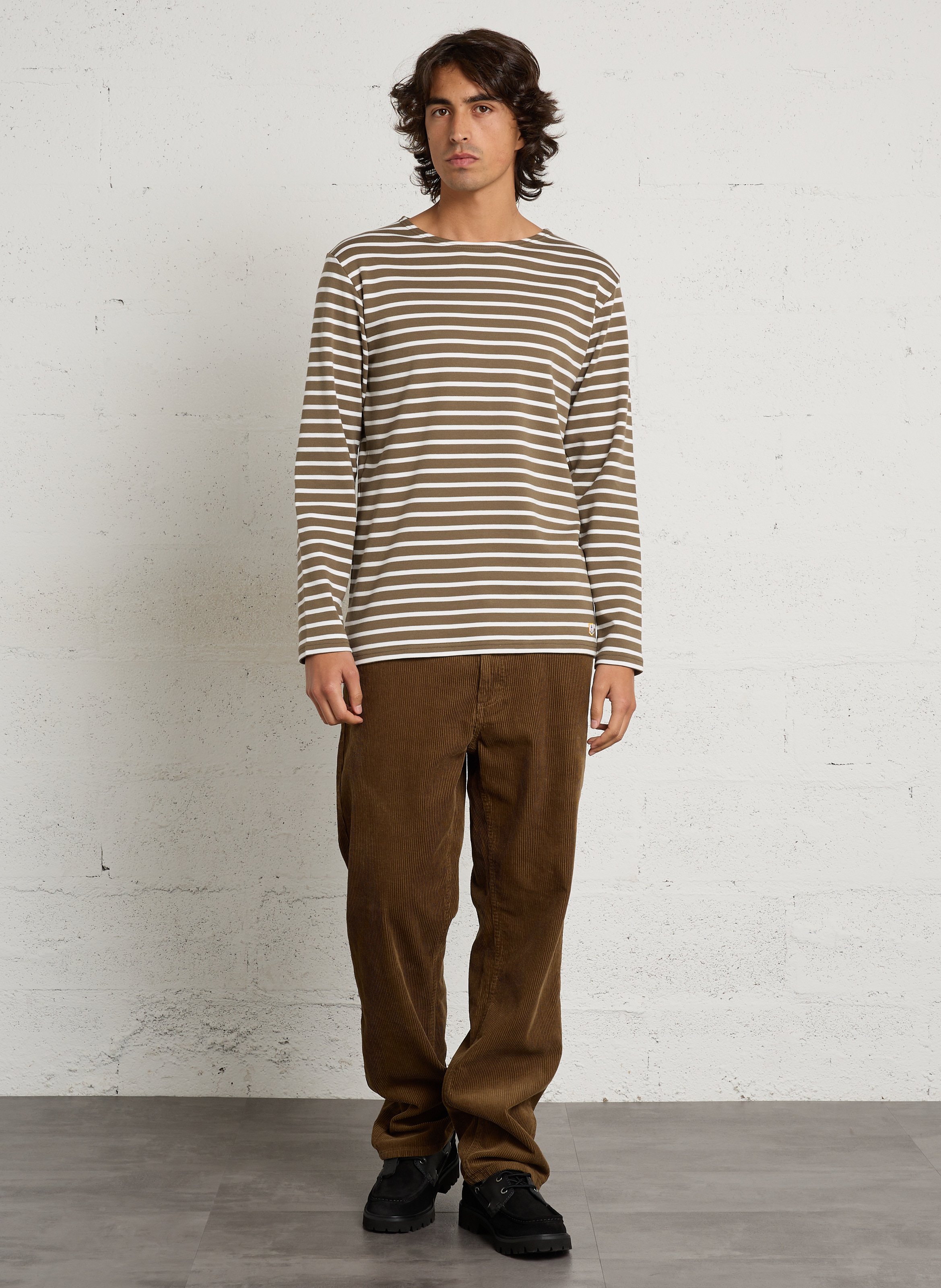 Marinière regular-fit en coton ARMOR-LUX Vert