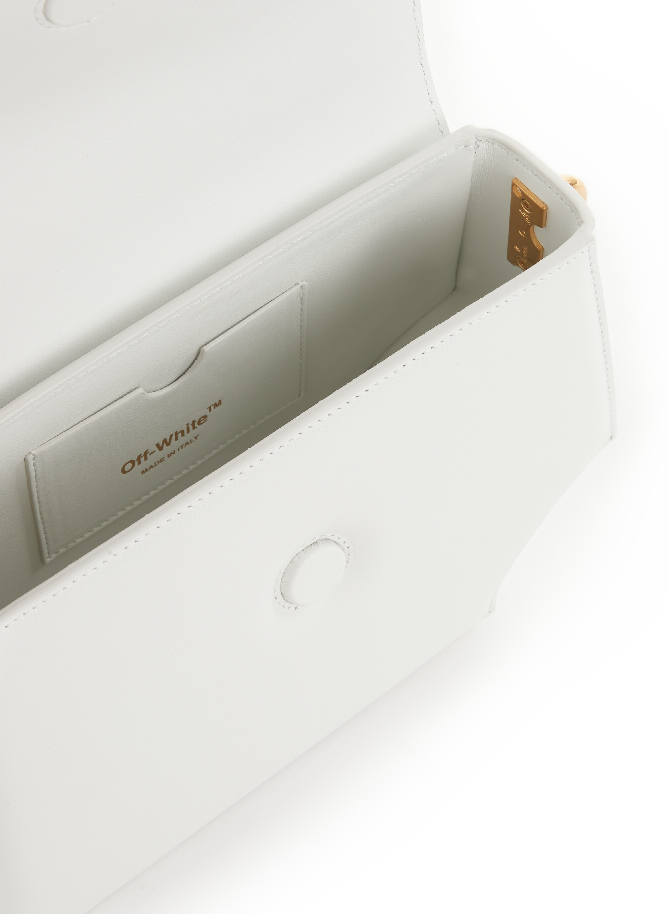 Sac à main Burrow en cuir OFF-WHITE Blanc