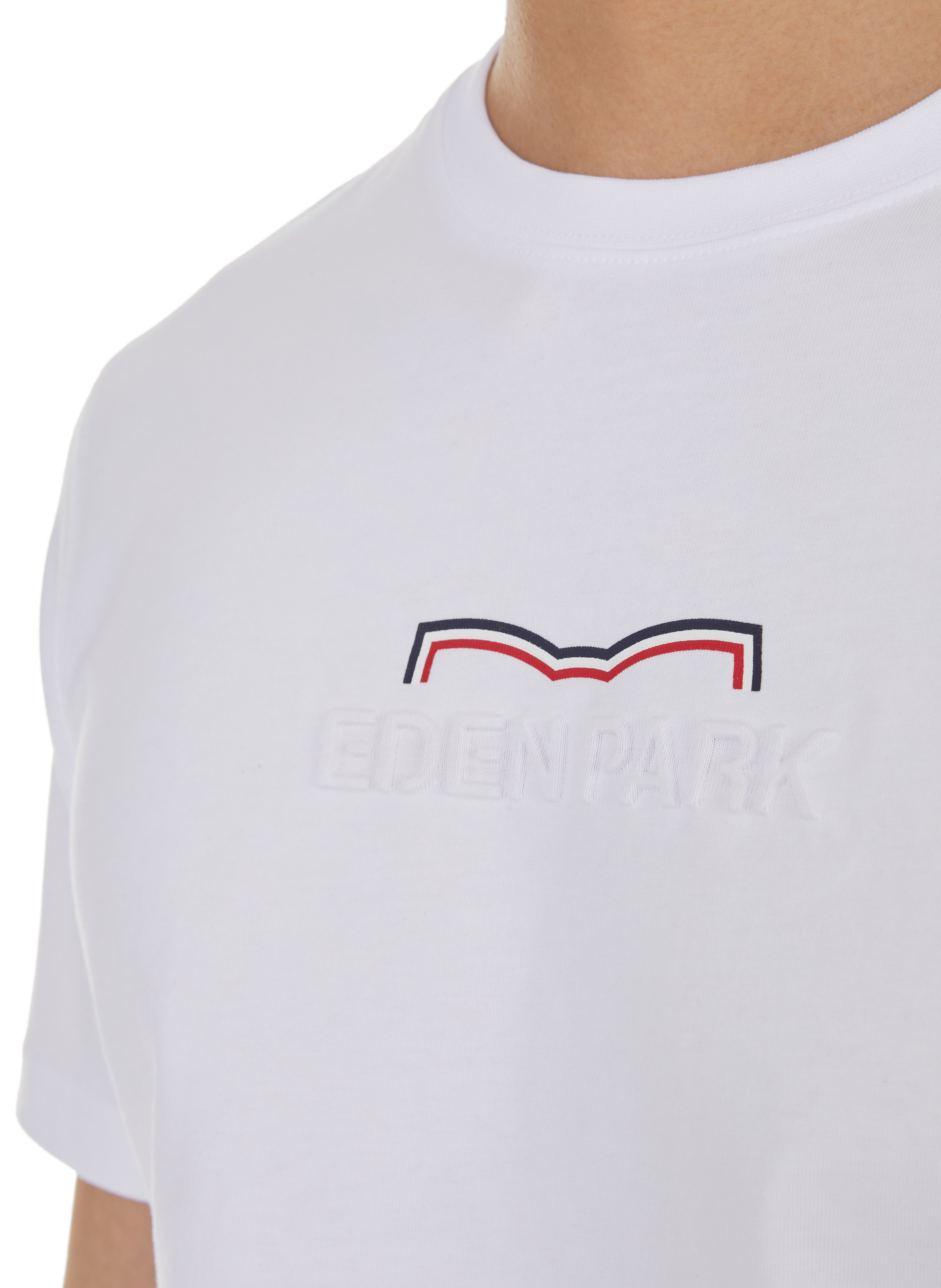 Cotton T-shirt EDEN PARK White