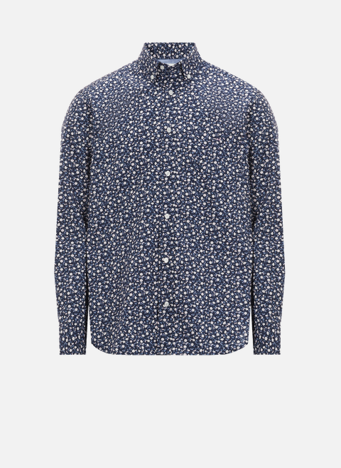 Floral cotton shirt BlueEDEN PARK 
