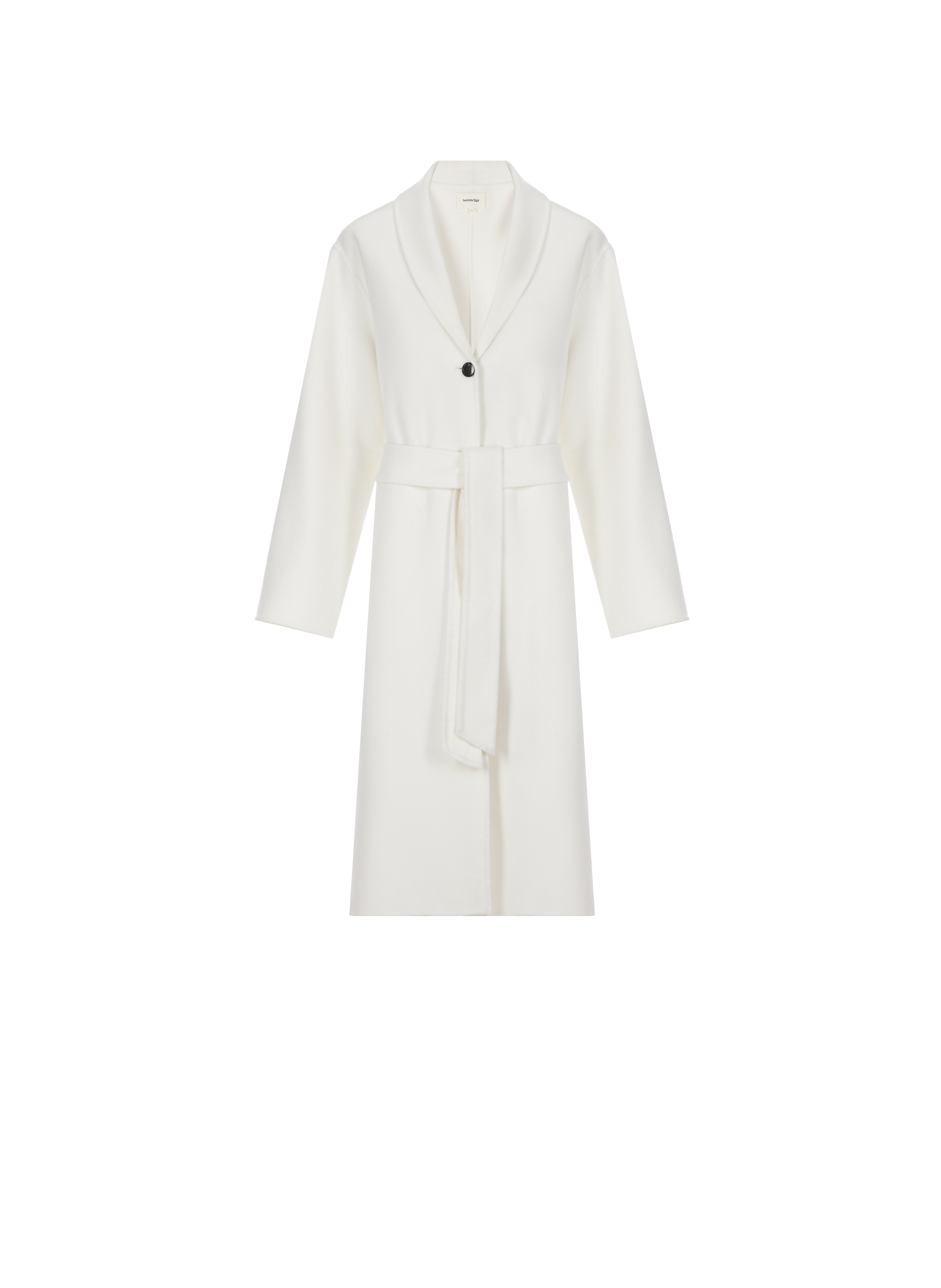 SAISON 1865 Long wool-blend coat Beige