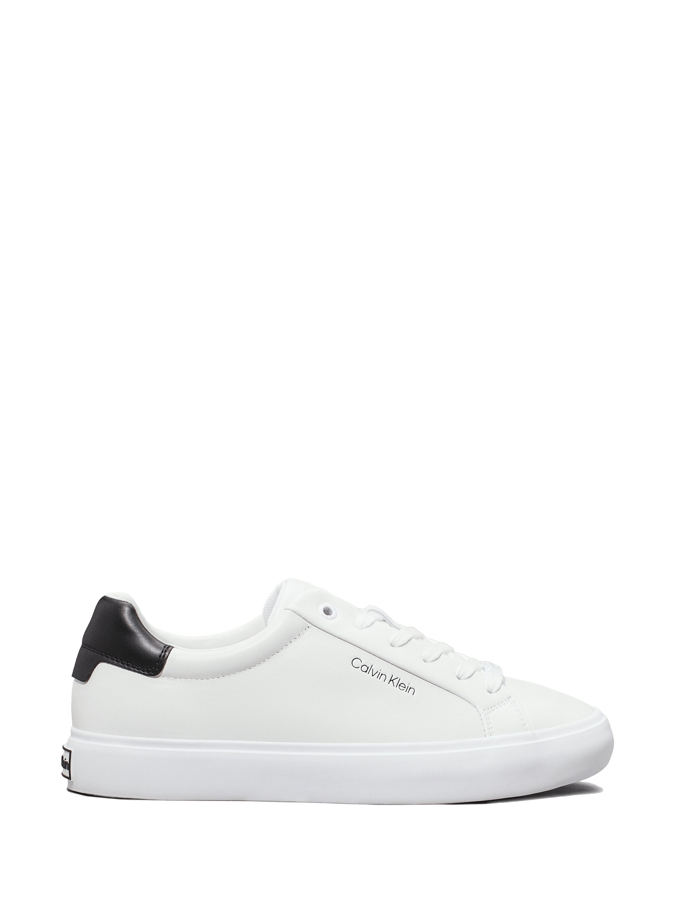 Lederturnschuhe CALVIN KLEIN Weiss
