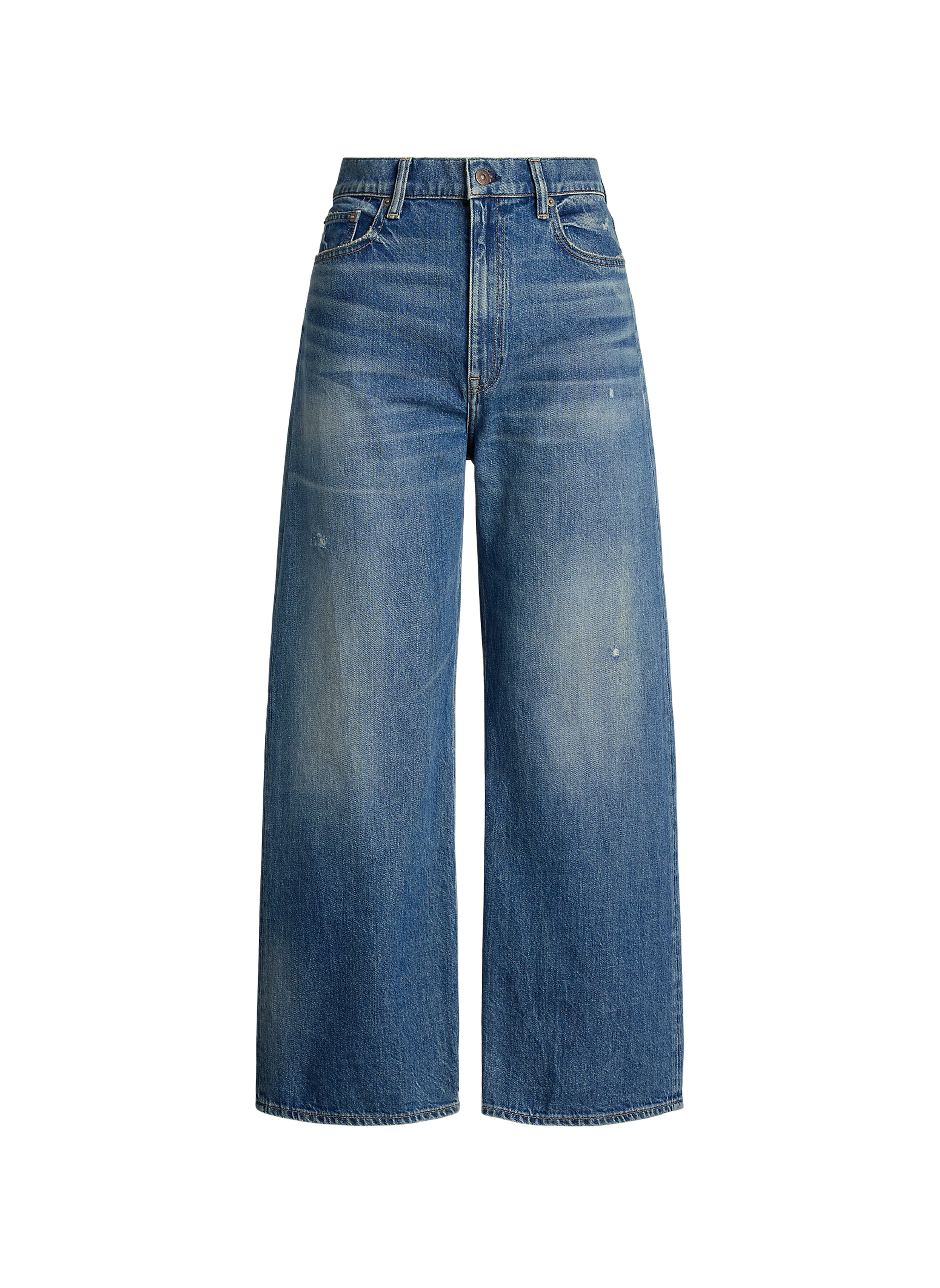 Wide cotton jeans POLO RALPH LAUREN Blue