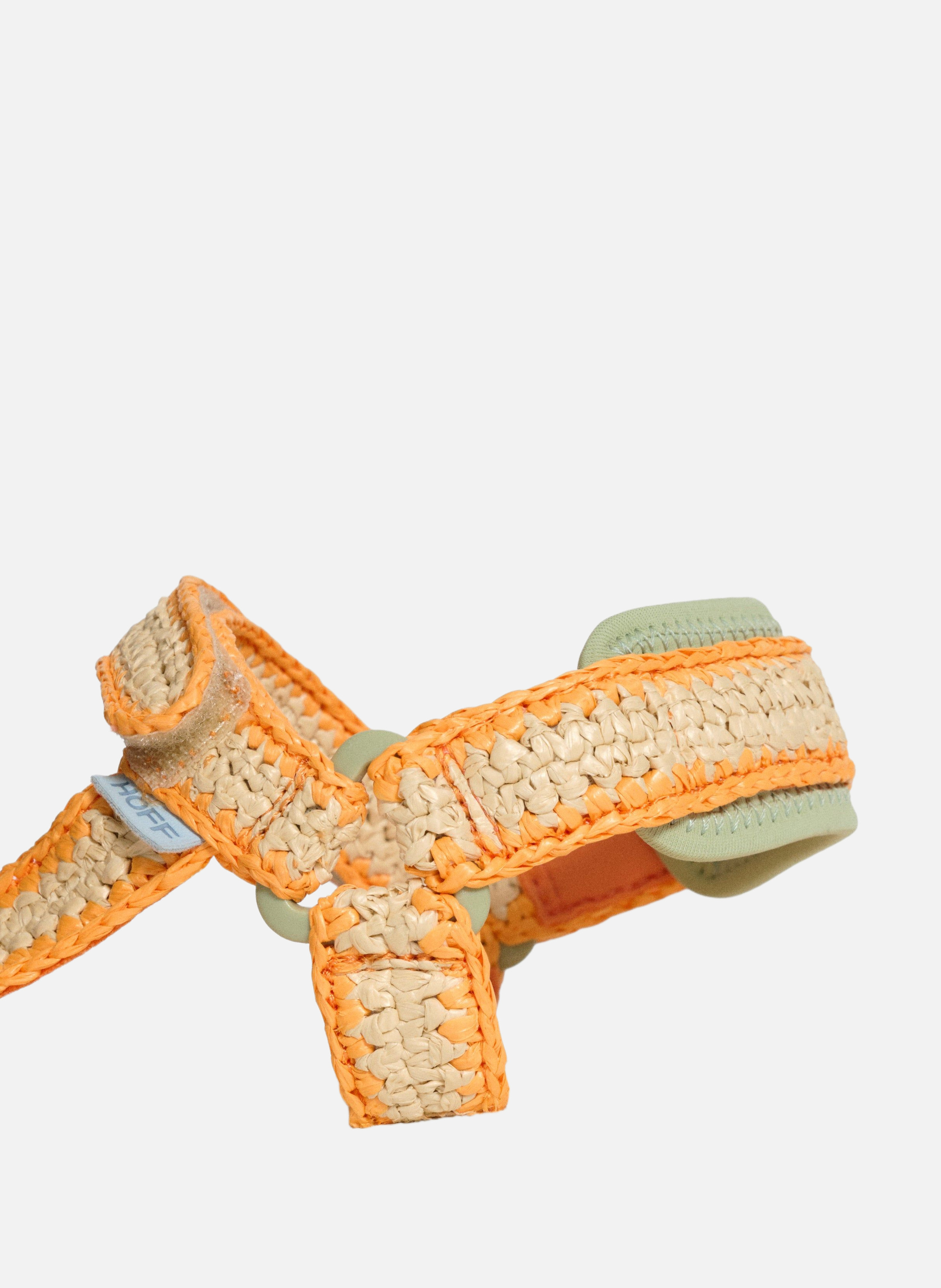 Sandales plates Orange