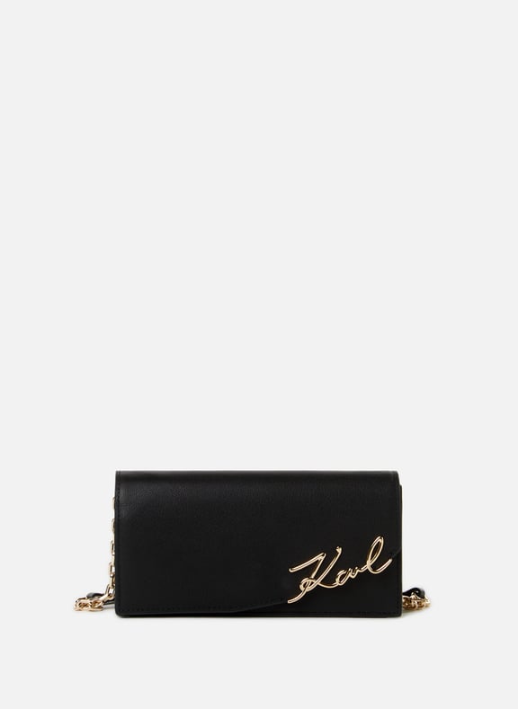 Pochette à bandoulière Noir by KARL LAGERFELD KARL LAGERFELD Pochette à bandoulière Noir