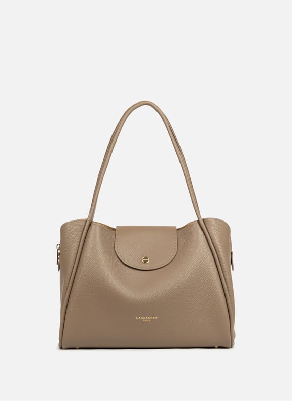 Sac cabas épaule - ida double | Marron by LANCASTER Sac cabas épaule - ida double Marron