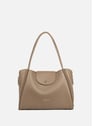 Sac cabas épaule - ida double | Marron by LANCASTER LANCASTER Sac cabas épaule - ida double | Marron