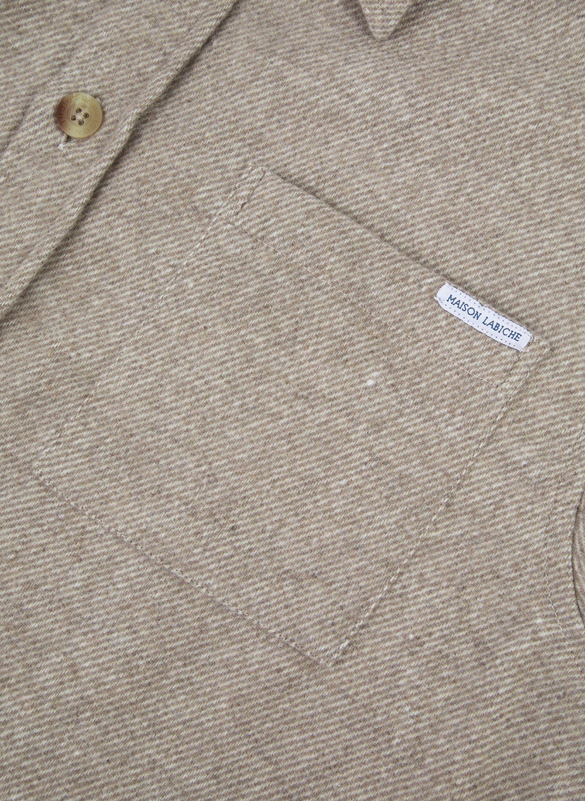 Monge Straight Overshirt MAISON LABICHE Green