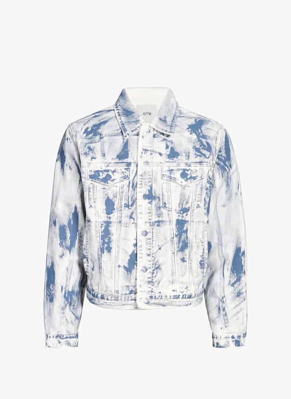 Blouson ample col classique en coton | Blanc by ARTE ANTWERP Blouson ample col classique en coton Blanc