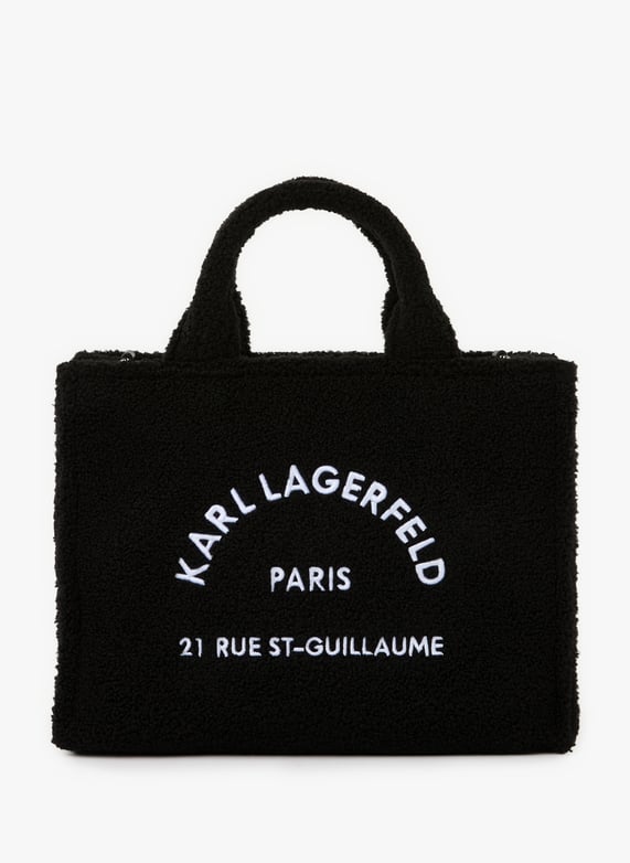 Sac à main brodé | Noir by KARL LAGERFELD Sac à main brodé Noir