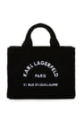 Sac à main brodé | Noir by KARL LAGERFELD KARL LAGERFELD Sac à main brodé | Noir