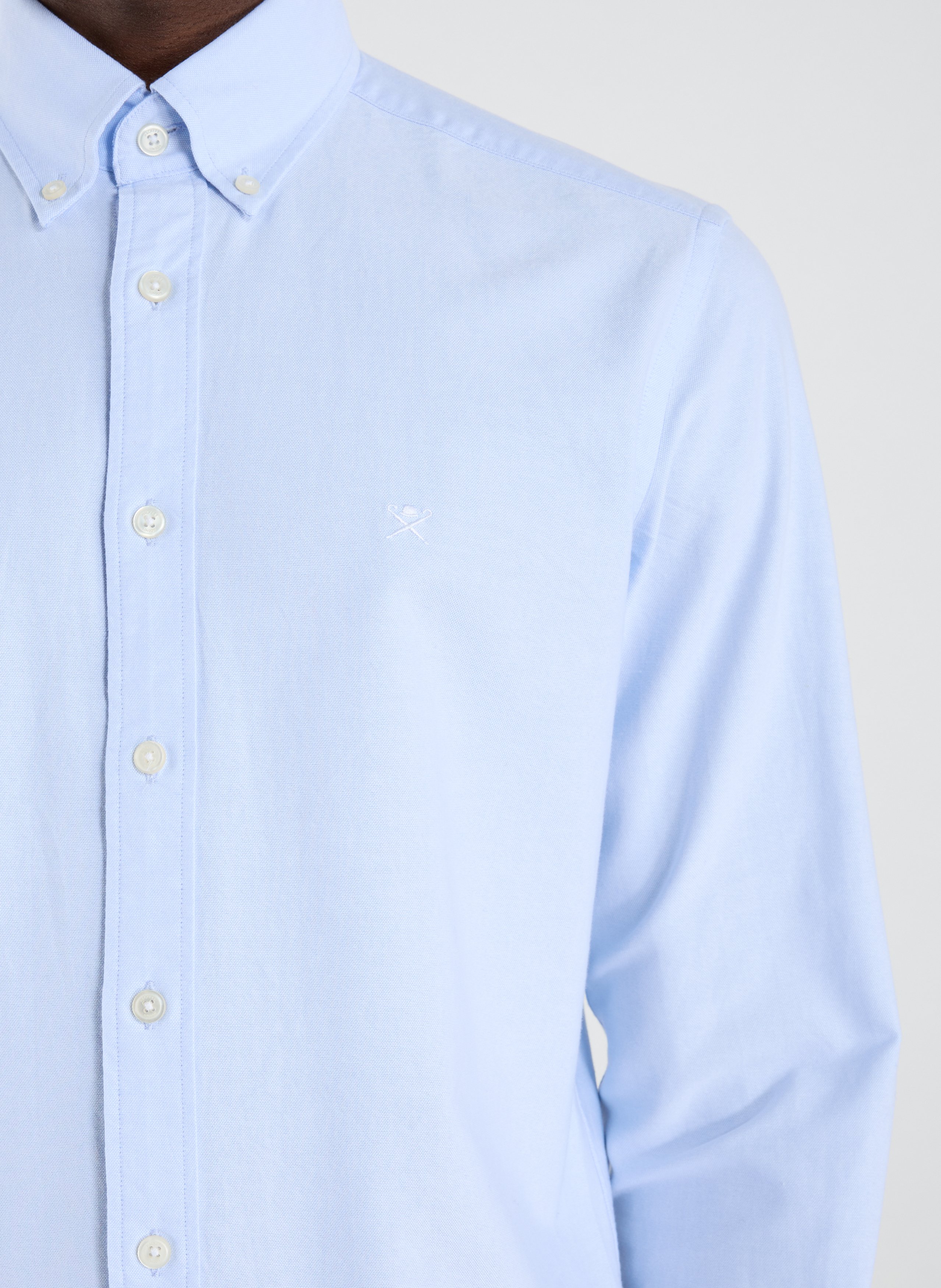 Chemise en coton HACKETT Bleu