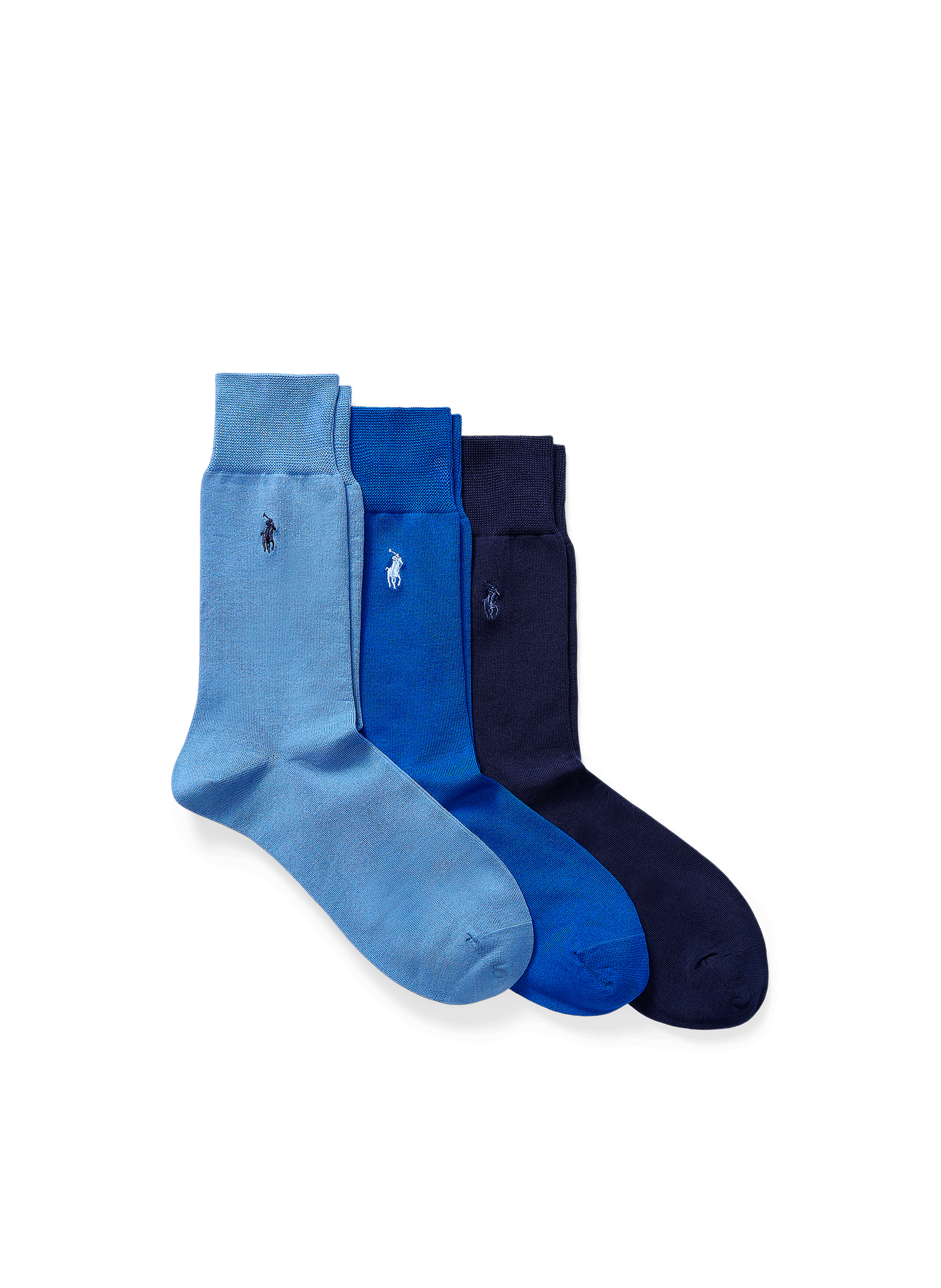 POLO RALPH LAUREN Set of 3 high cotton socks Multicolour