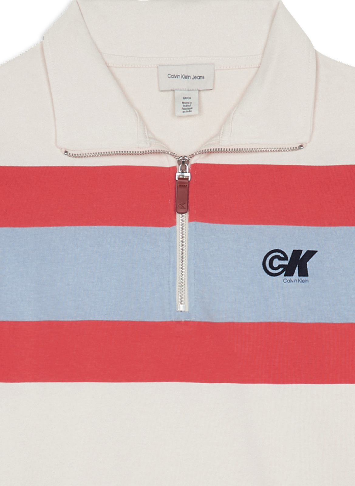 Striped cotton sweatshirt CALVIN KLEIN Multicolour