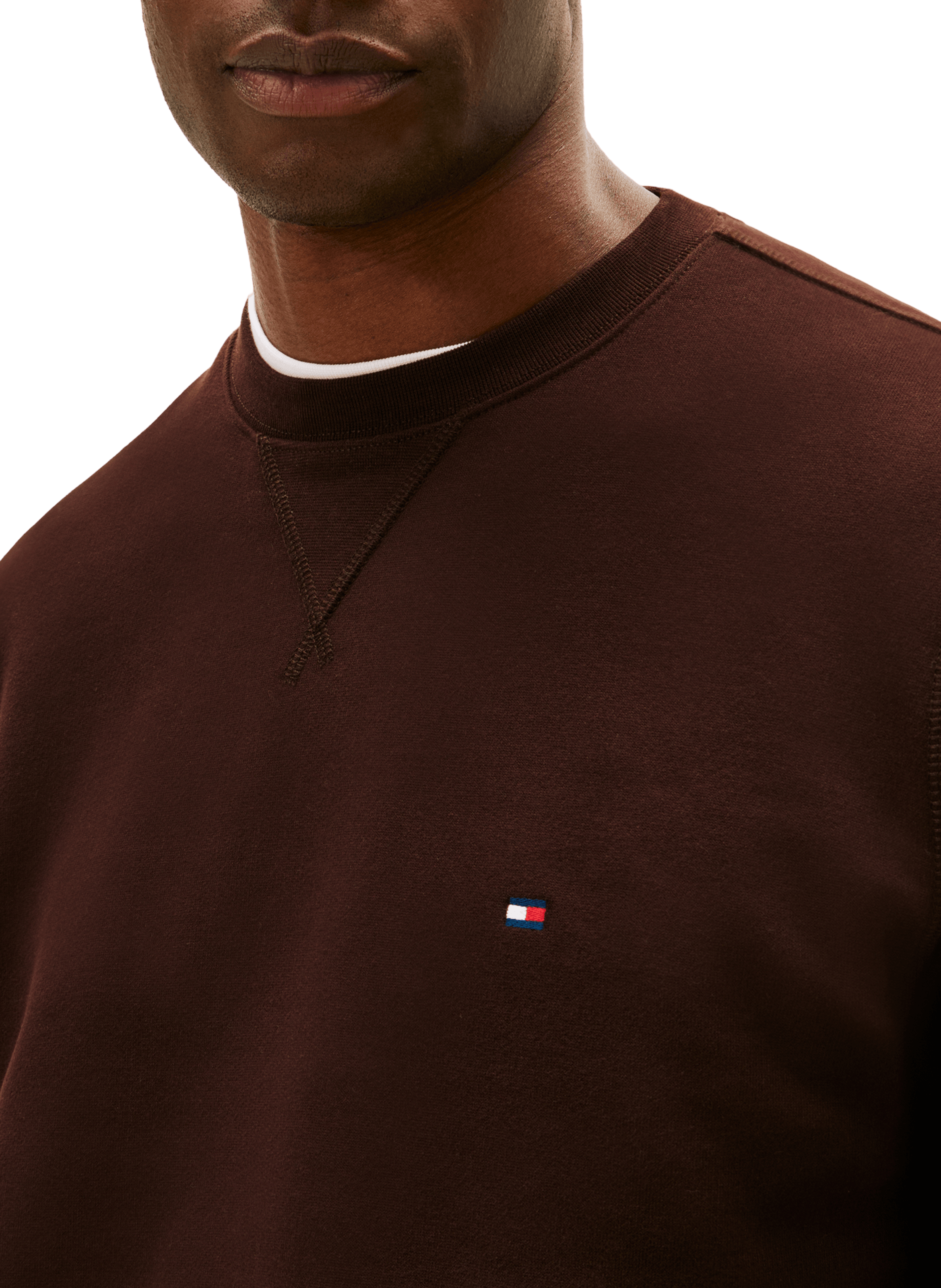 Cotton sweatshirt TOMMY HILFIGER Brown
