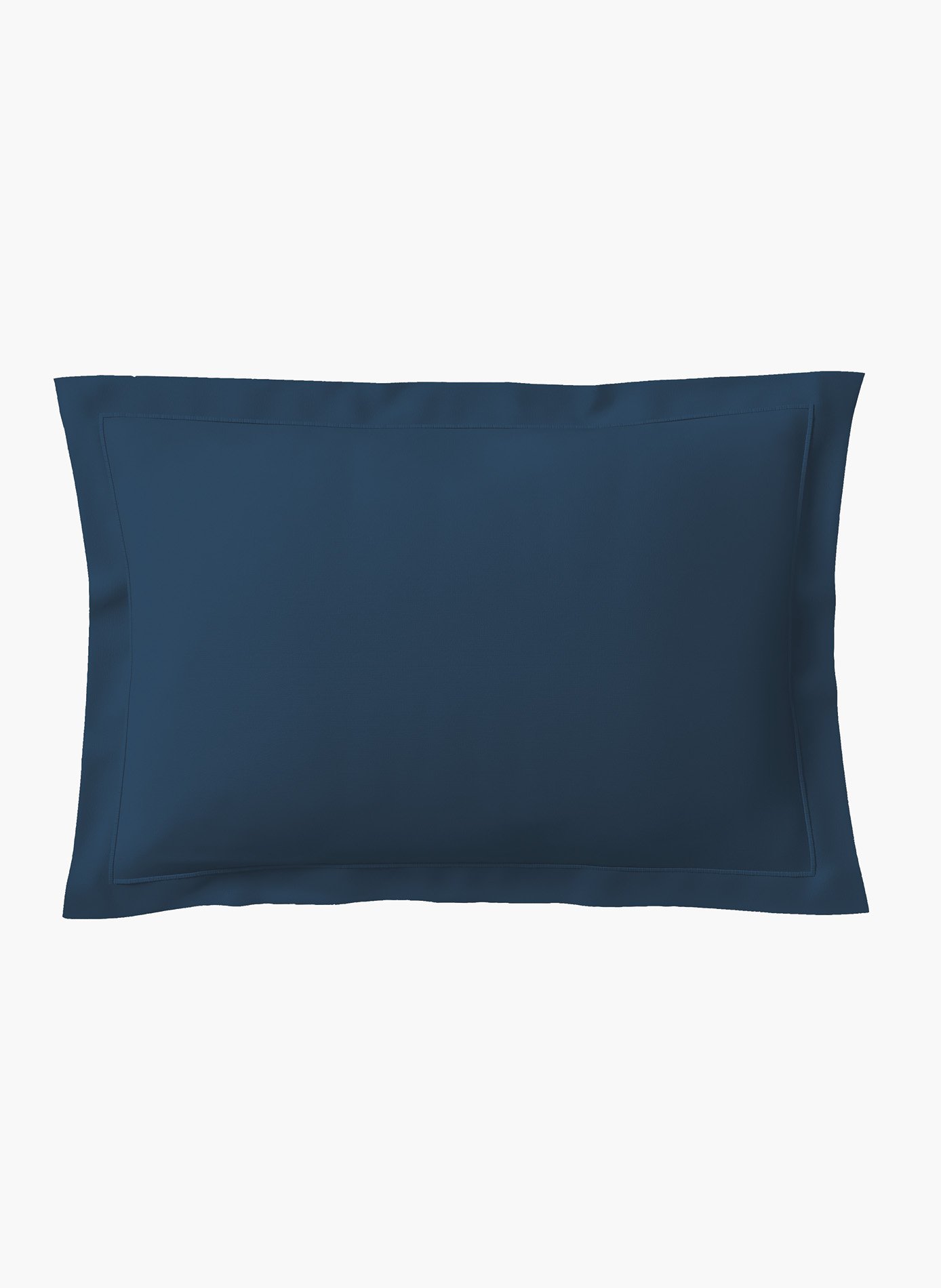 Taie d'oreiller vexin marine ANNE DE SOLENE Bleu