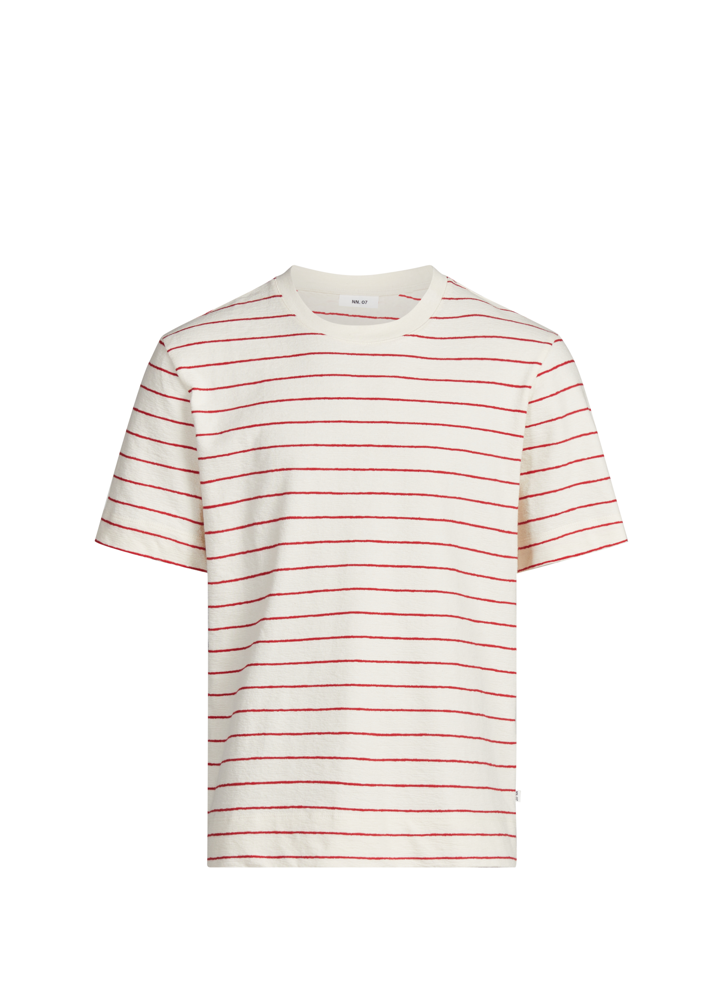 T-shirt à rayures NN.07 Rouge