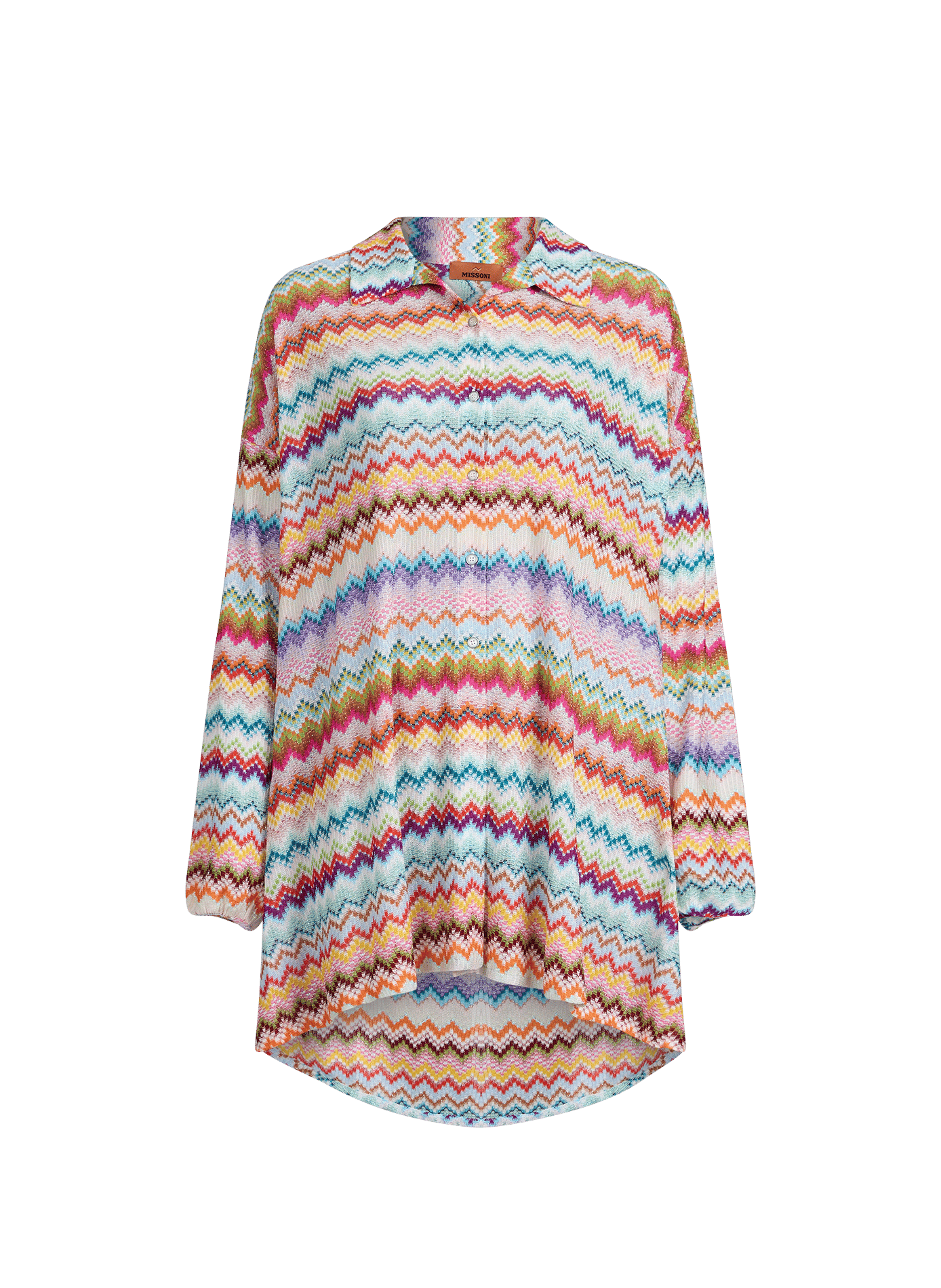 Buttoned top with zigzag pattern MISSONI Multicolour