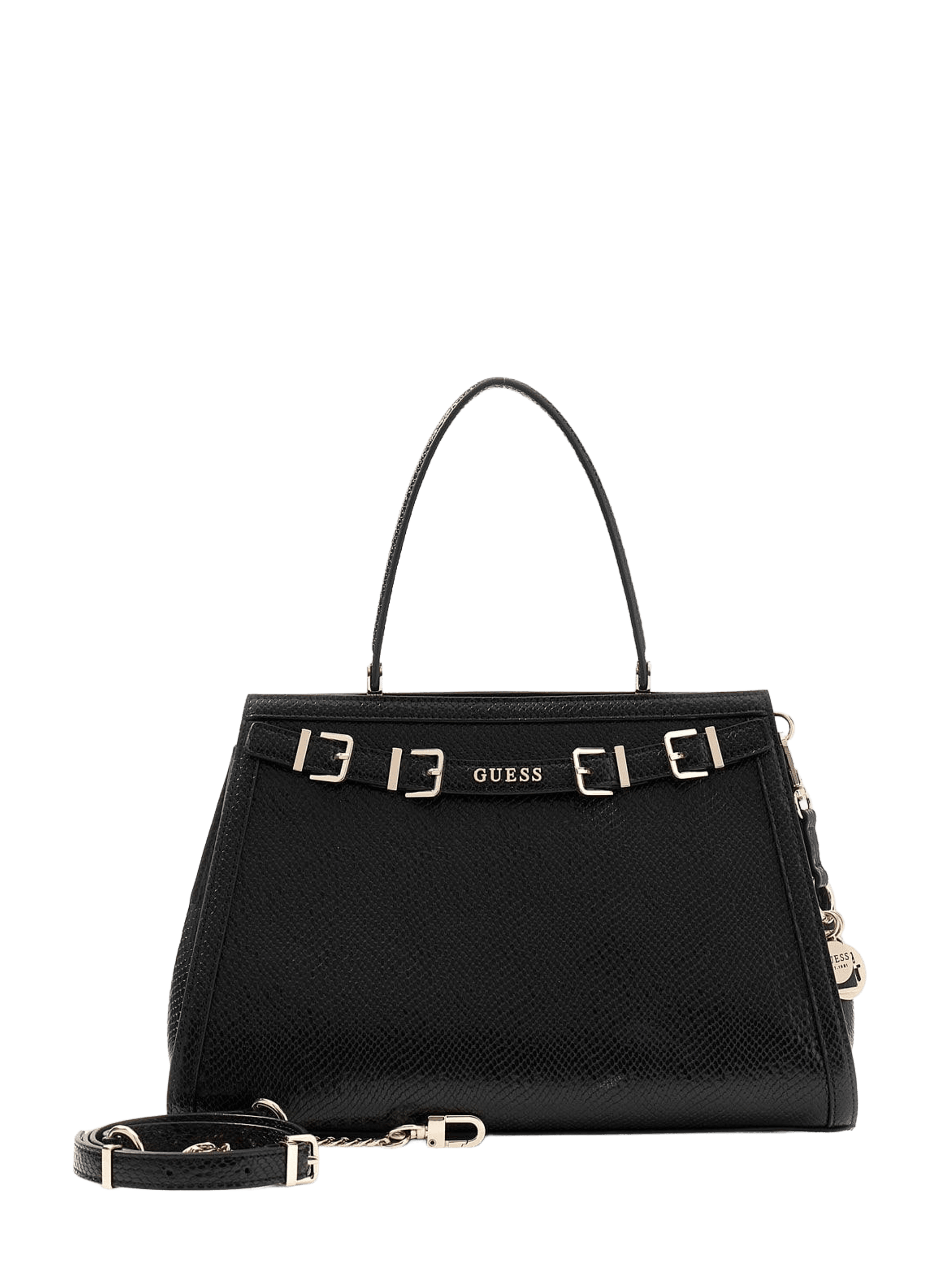 Borsa a tracolla Dovie con tracolla rimovibile GUESS Nero