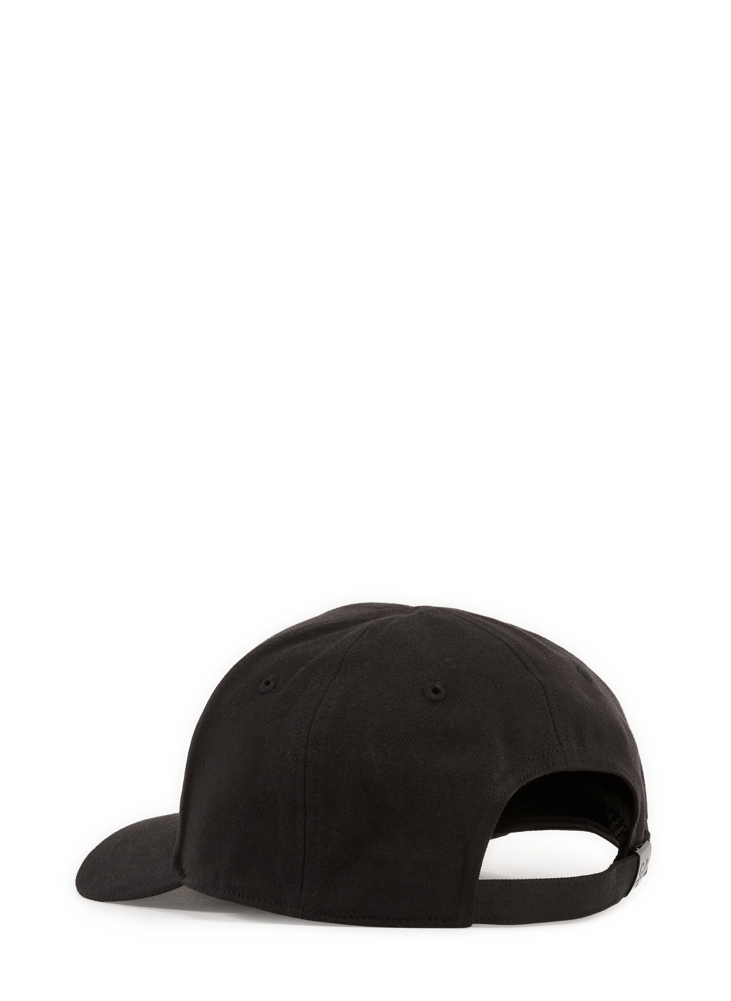 Casquette gabardine à logo brodé CP COMPANY Noir