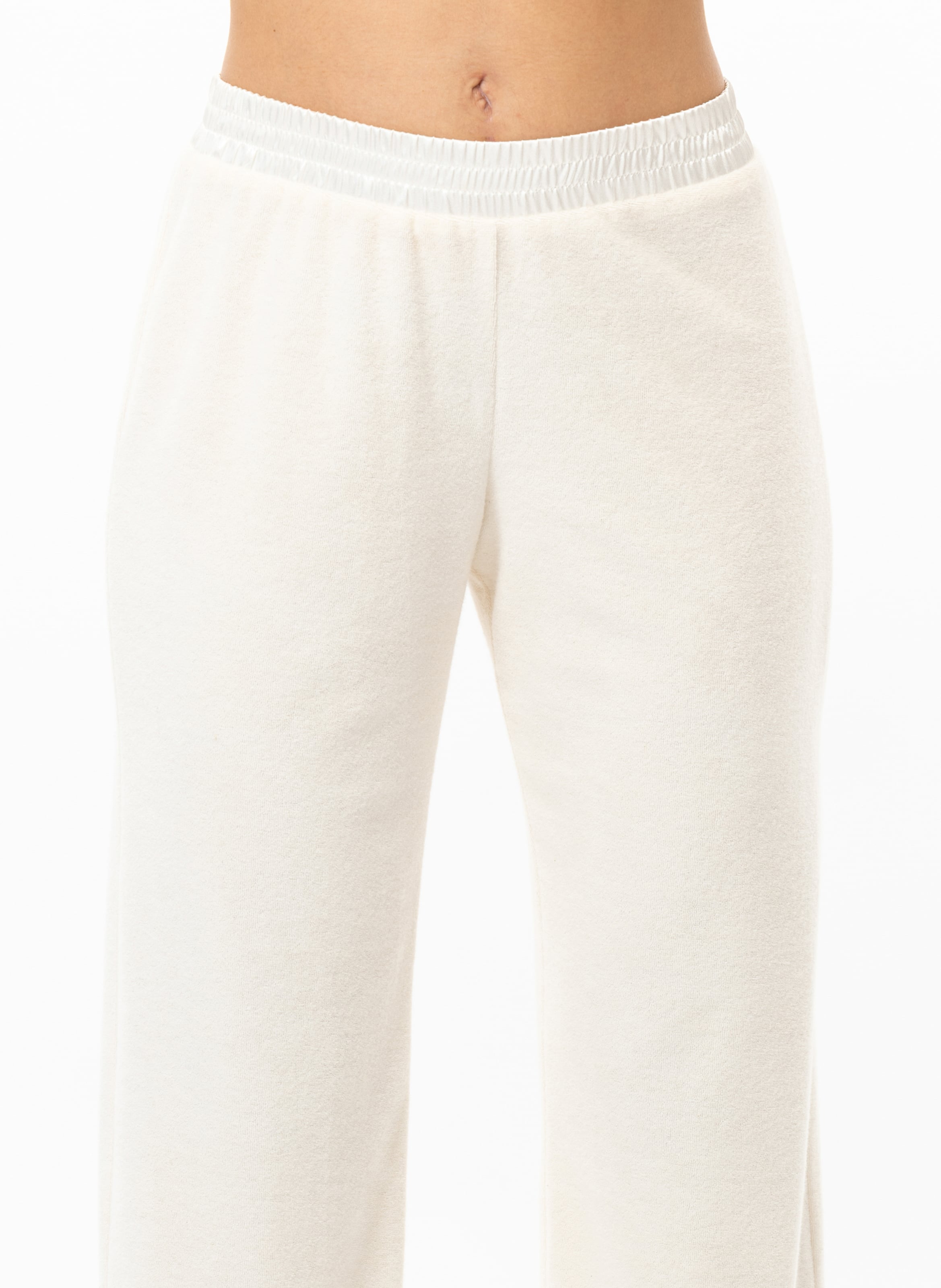 Ensemble homewear zippé en bouclette éponge gelato 226 LE CHAT Blanc