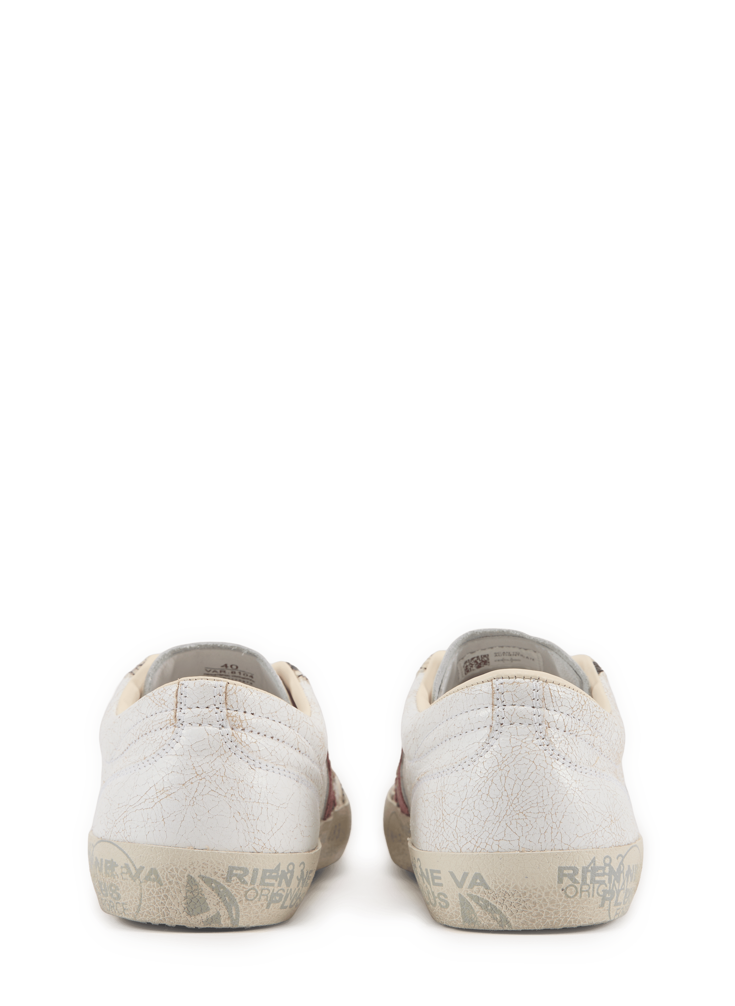 Baskets Davidd en cuir mélangé PREMIATA Blanc