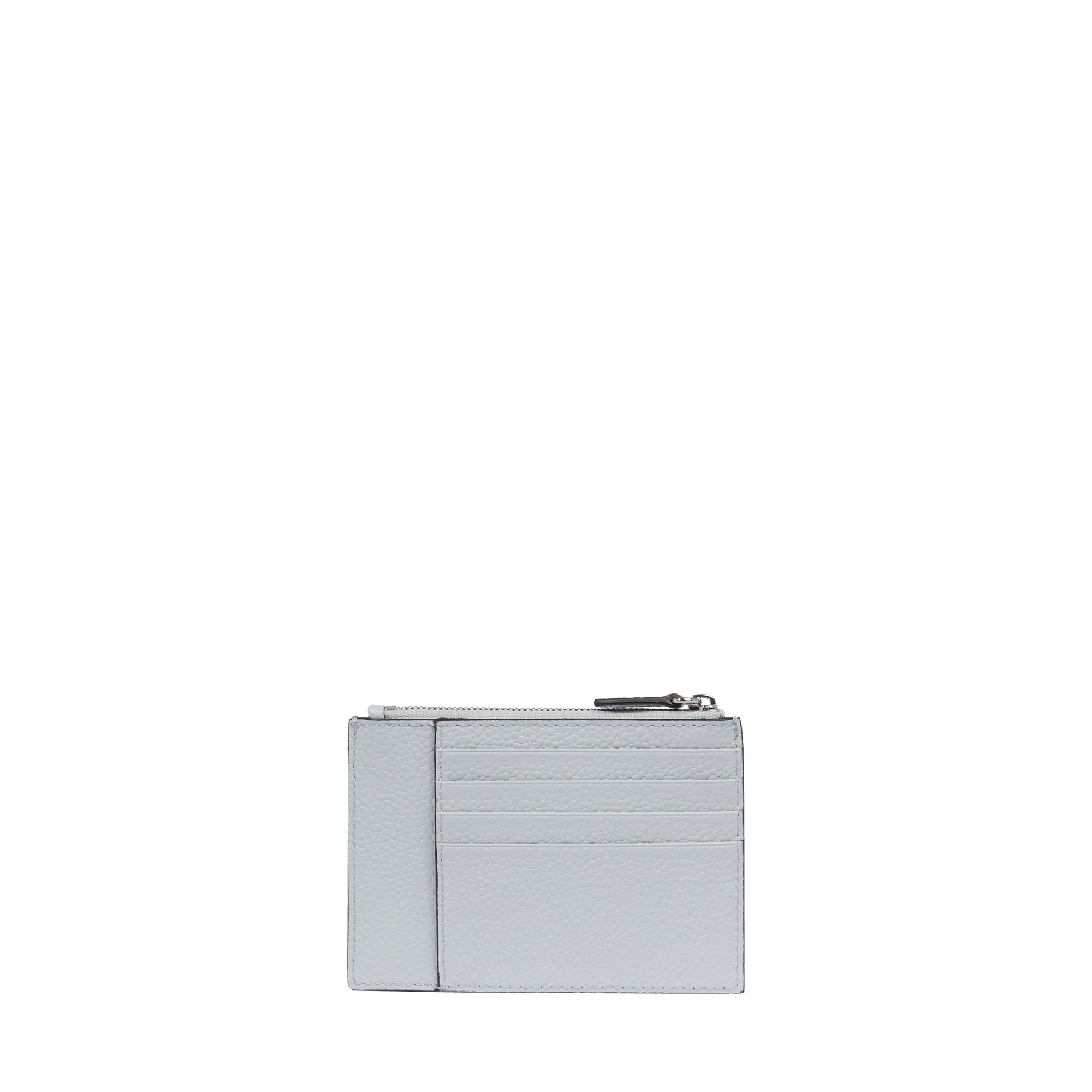Porte-cartes zippé l ninon de lancel en cuir LANCEL Gris