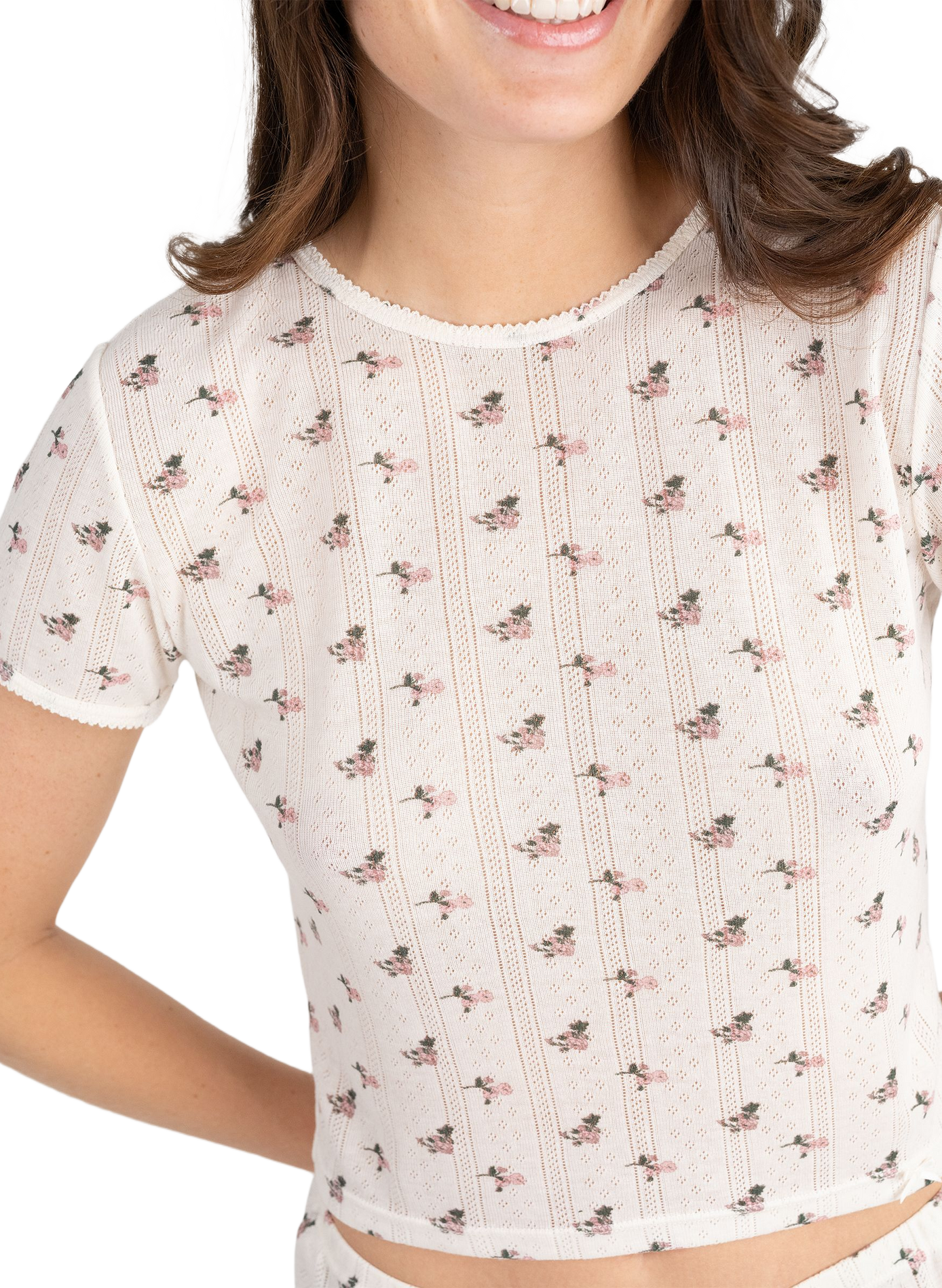 Floral pyjama t-shirt PASSIONATA Multicolour