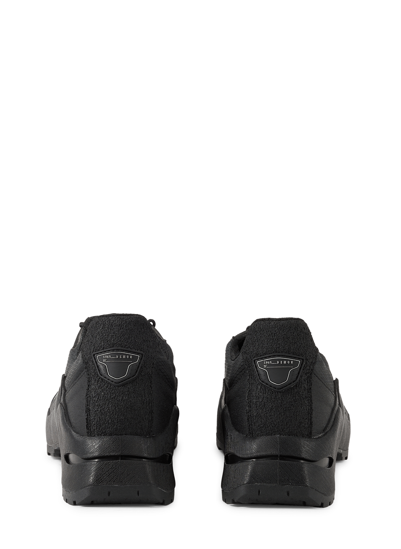 Hono Lace Up leather blend sneakers DEMON FOOTWEAR Black