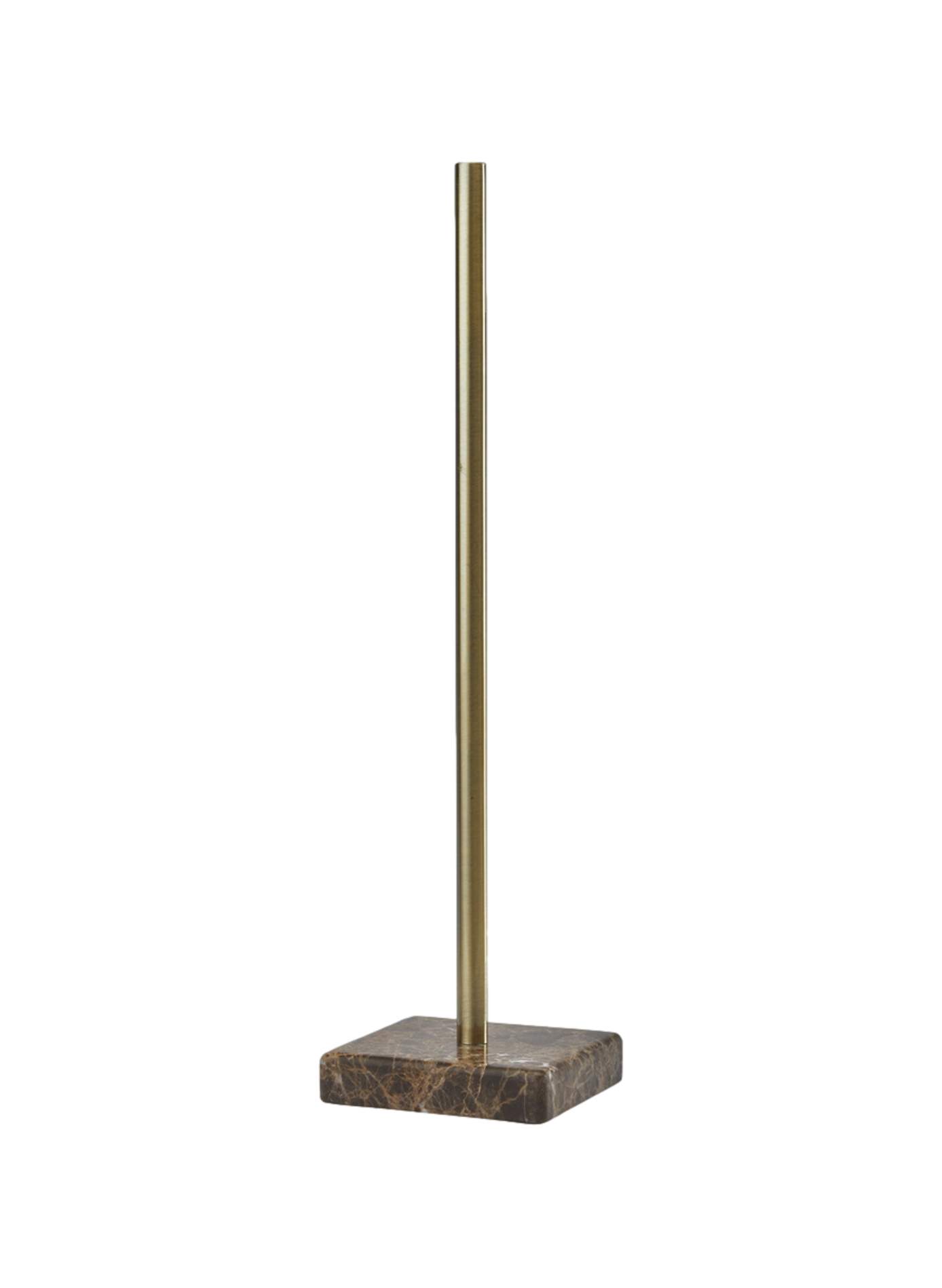 Toilet paper roll holder in mixed marble for Hammam AQUANOVA Brown