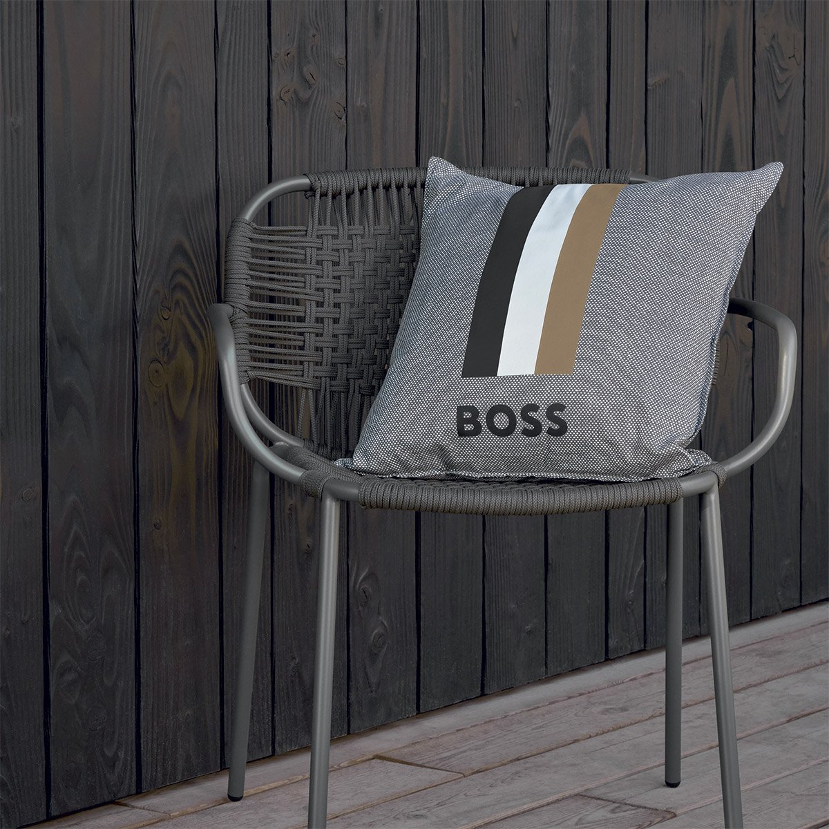 Coussin en coton, b linea BOSS HOME Gris