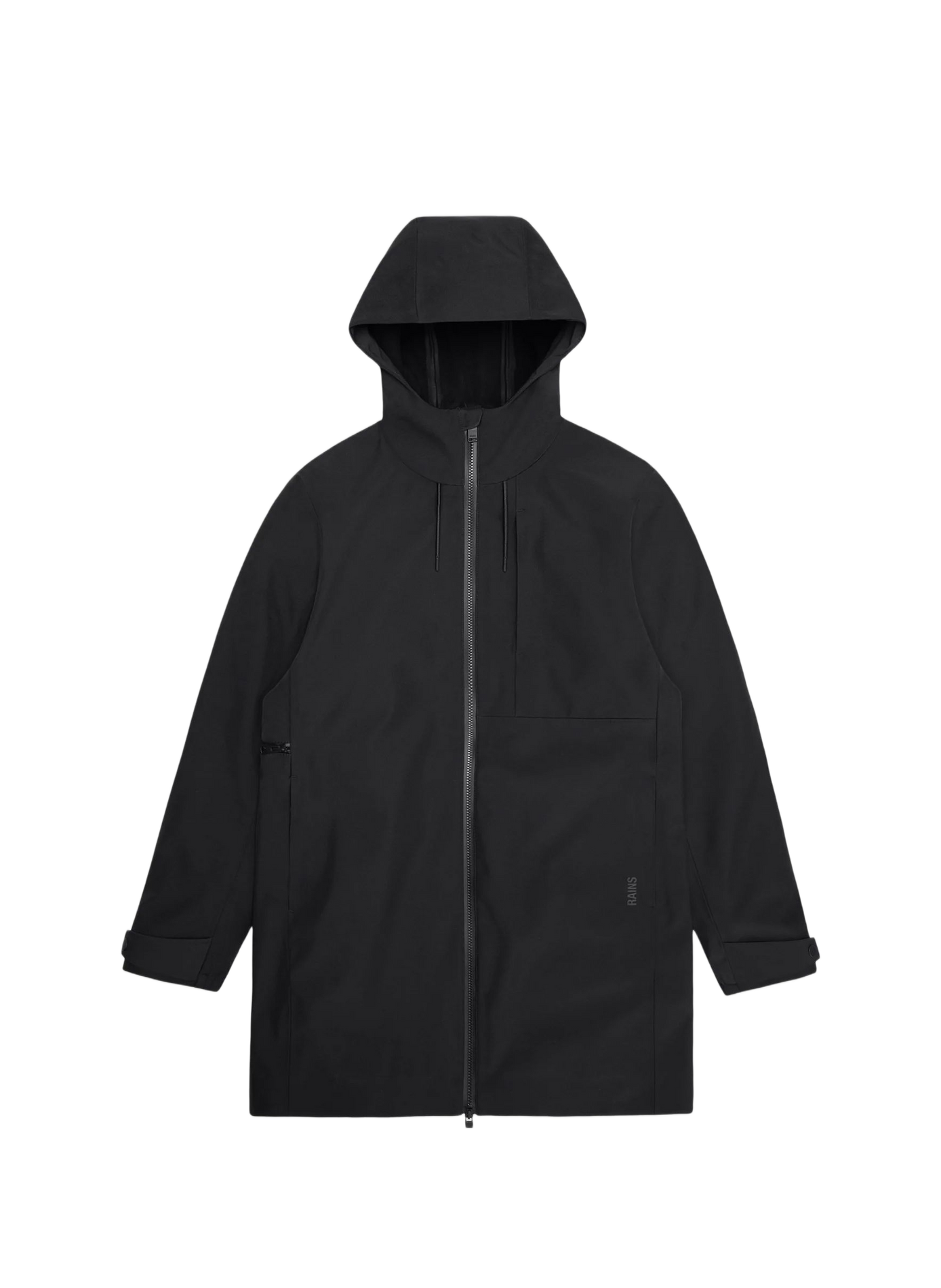 Parka SUVA SOFTSHE zippée RAINS Noir