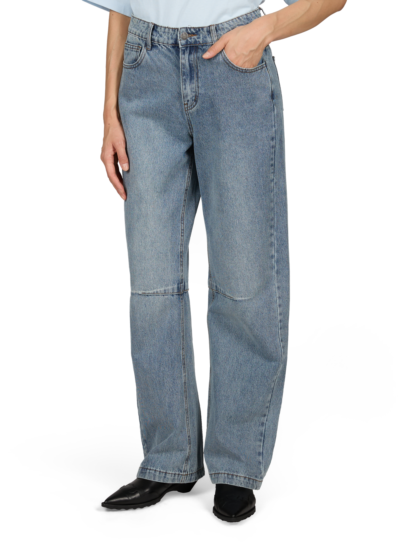 Weite Jeans ROUGE EDIT Blau