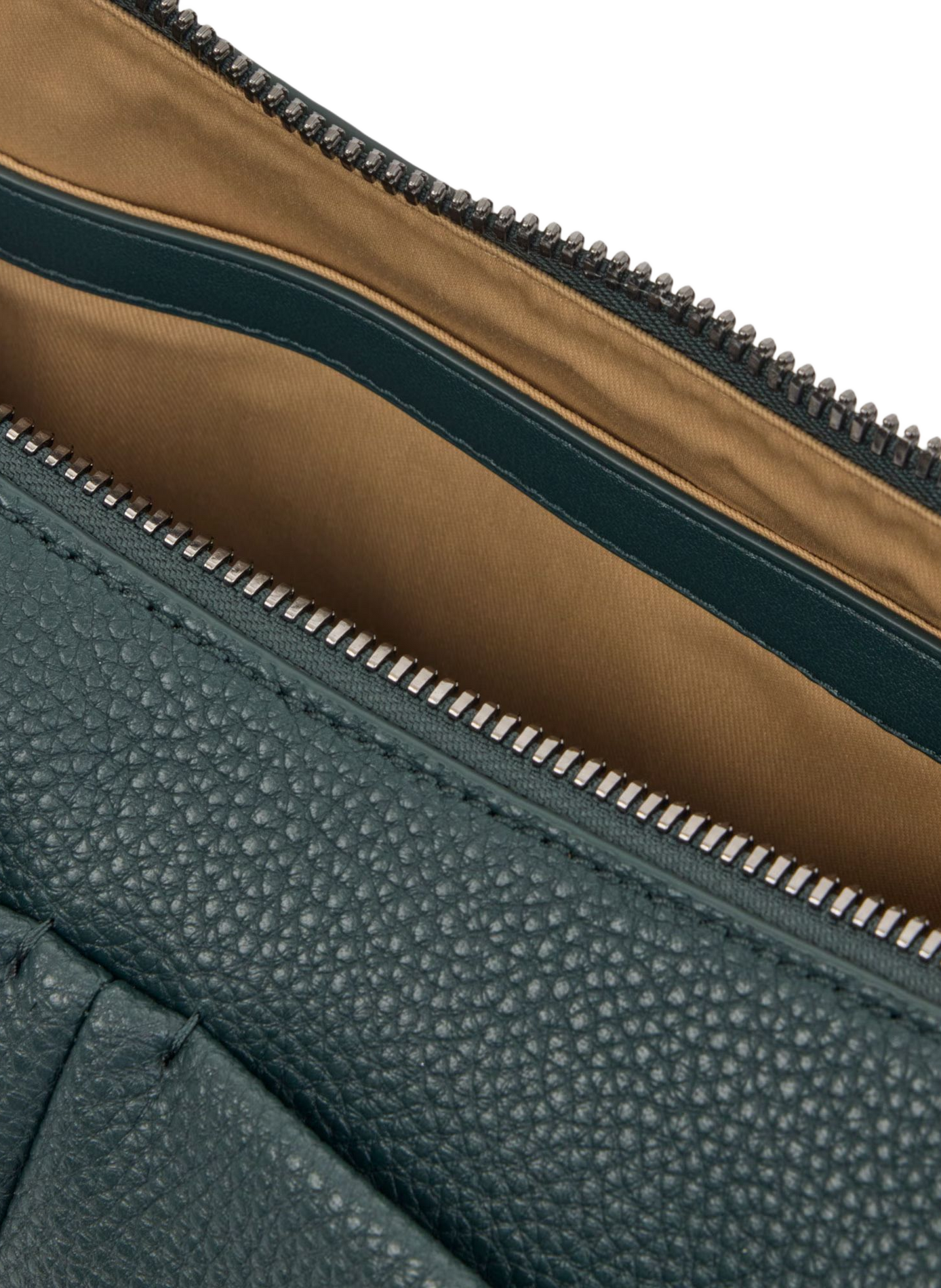 Sac bandoulière en cuir mélangé LACOSTE Grun