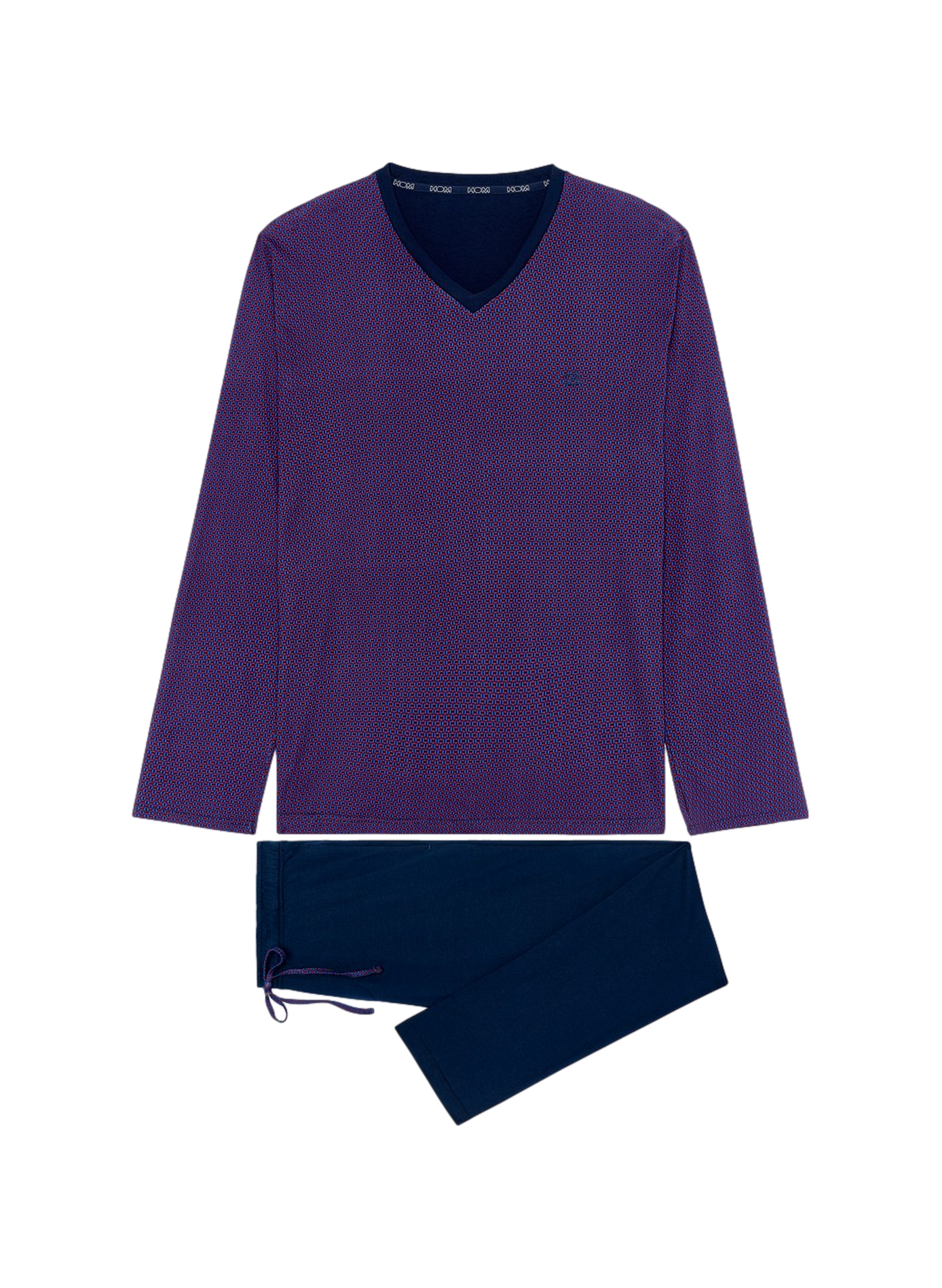 Cotton-blend pyjama set HOM Multicolour
