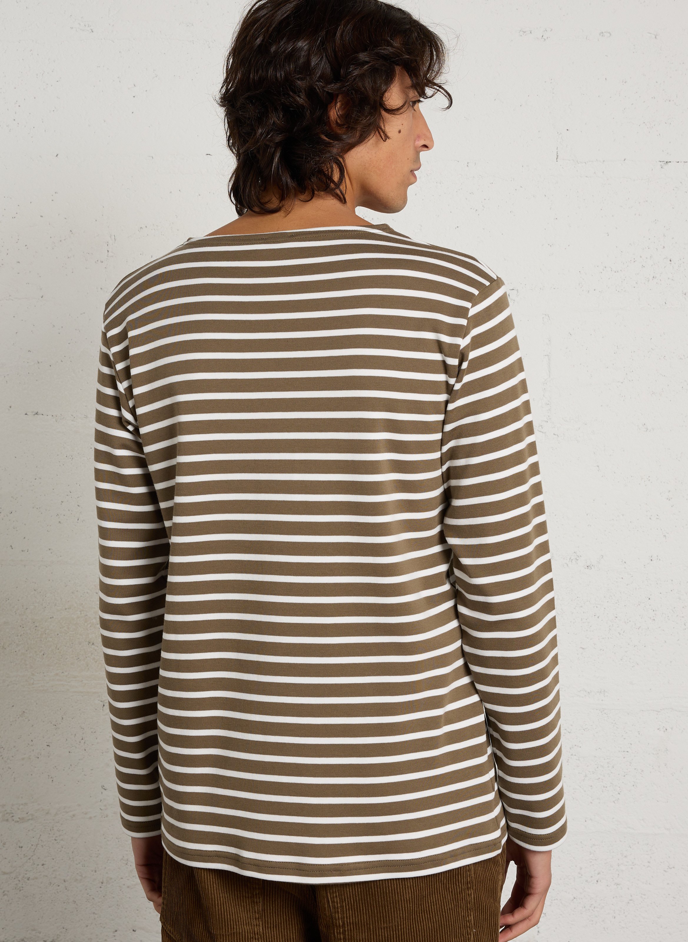 Marinière regular-fit en coton ARMOR-LUX Vert