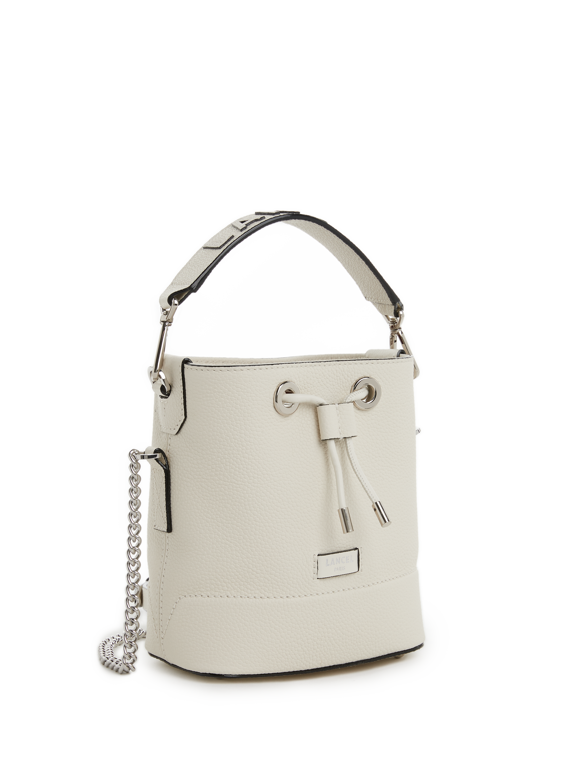 Mini sac seau Ninon en cuir