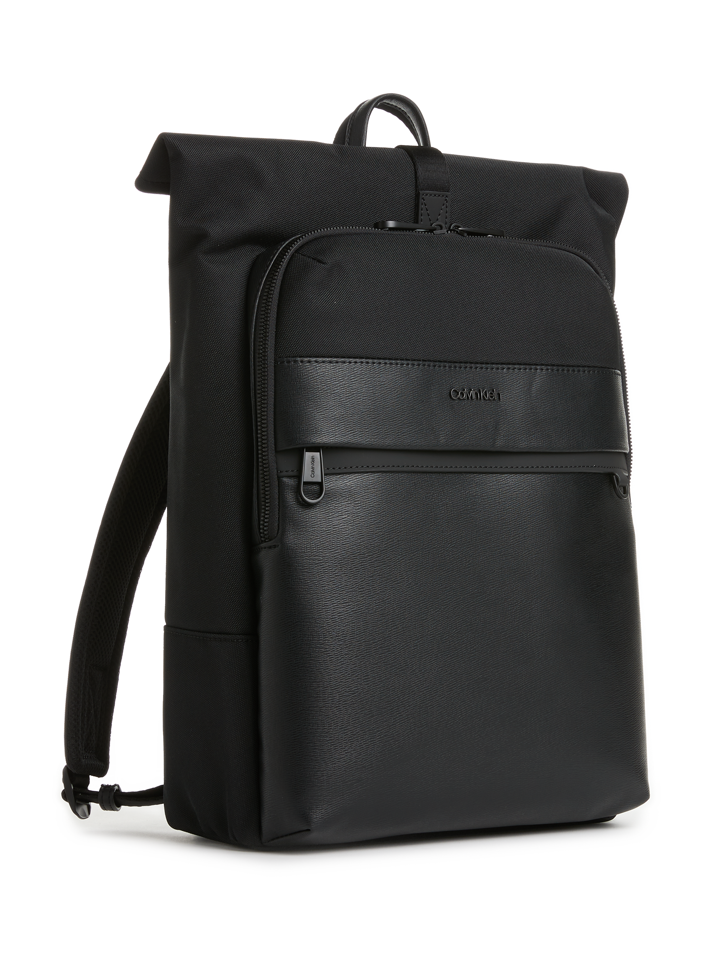 Calvin Klein Bimaterial Backpack ModeSens