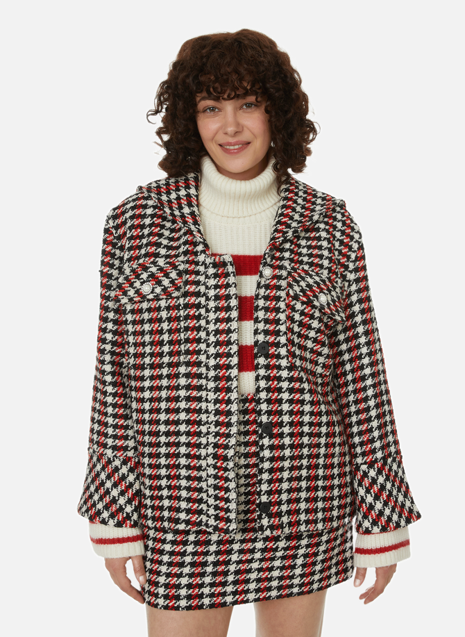 Bronco coat in tweed with recycled polyester blend BAUM UND PFERDGARTEN
