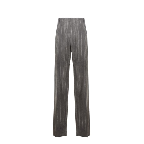 Pantalon de costume rayé en laine