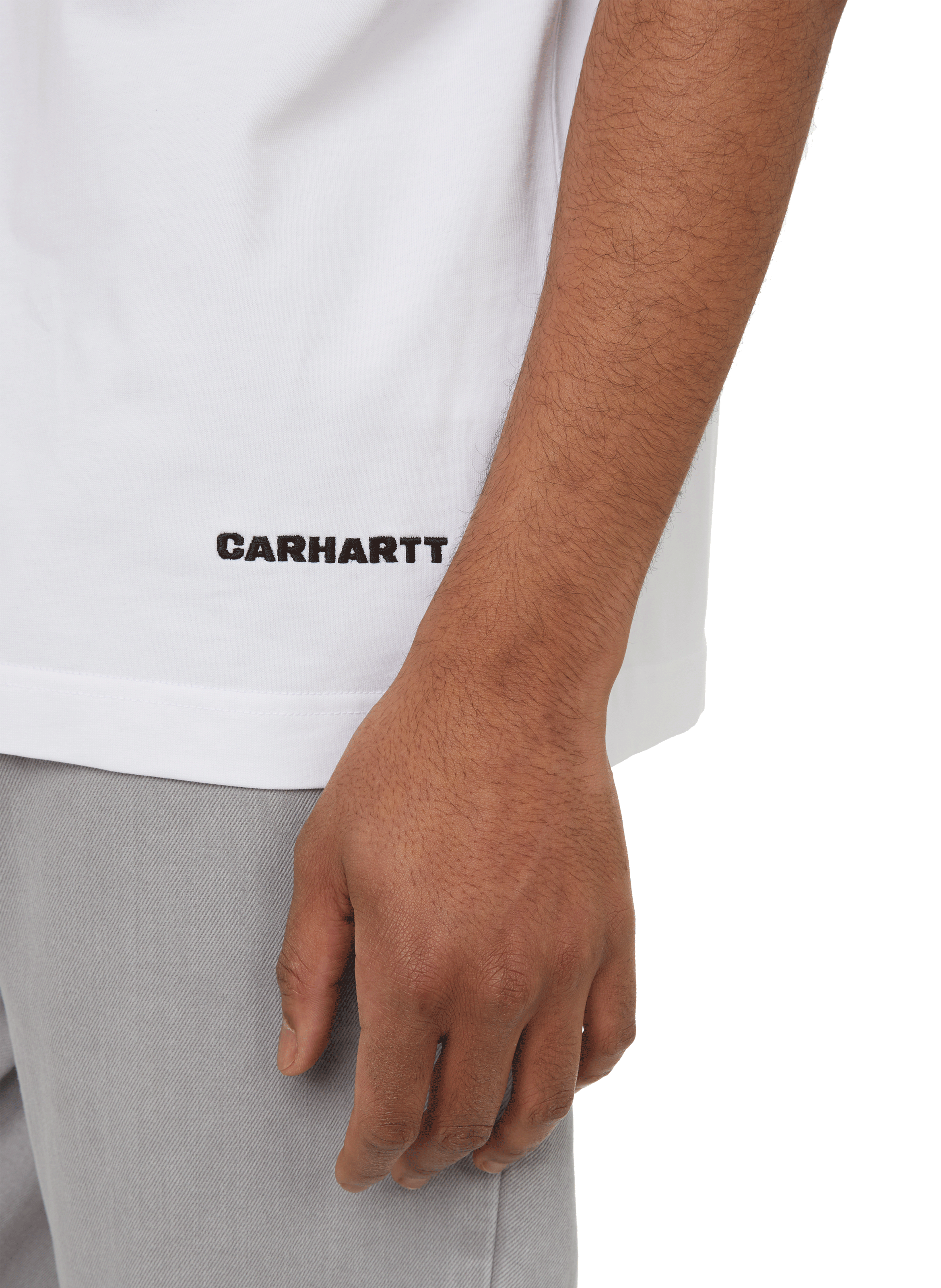Link Script organic cotton T-shirt CARHARTT WIP White