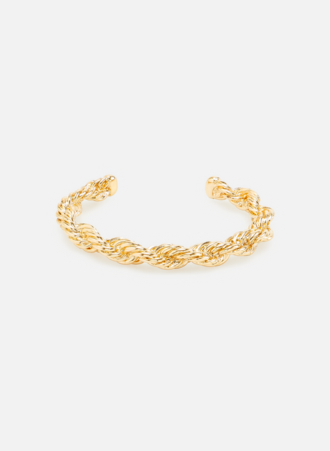 Golden twisted bracelet AU PRINTEMPS PARIS 