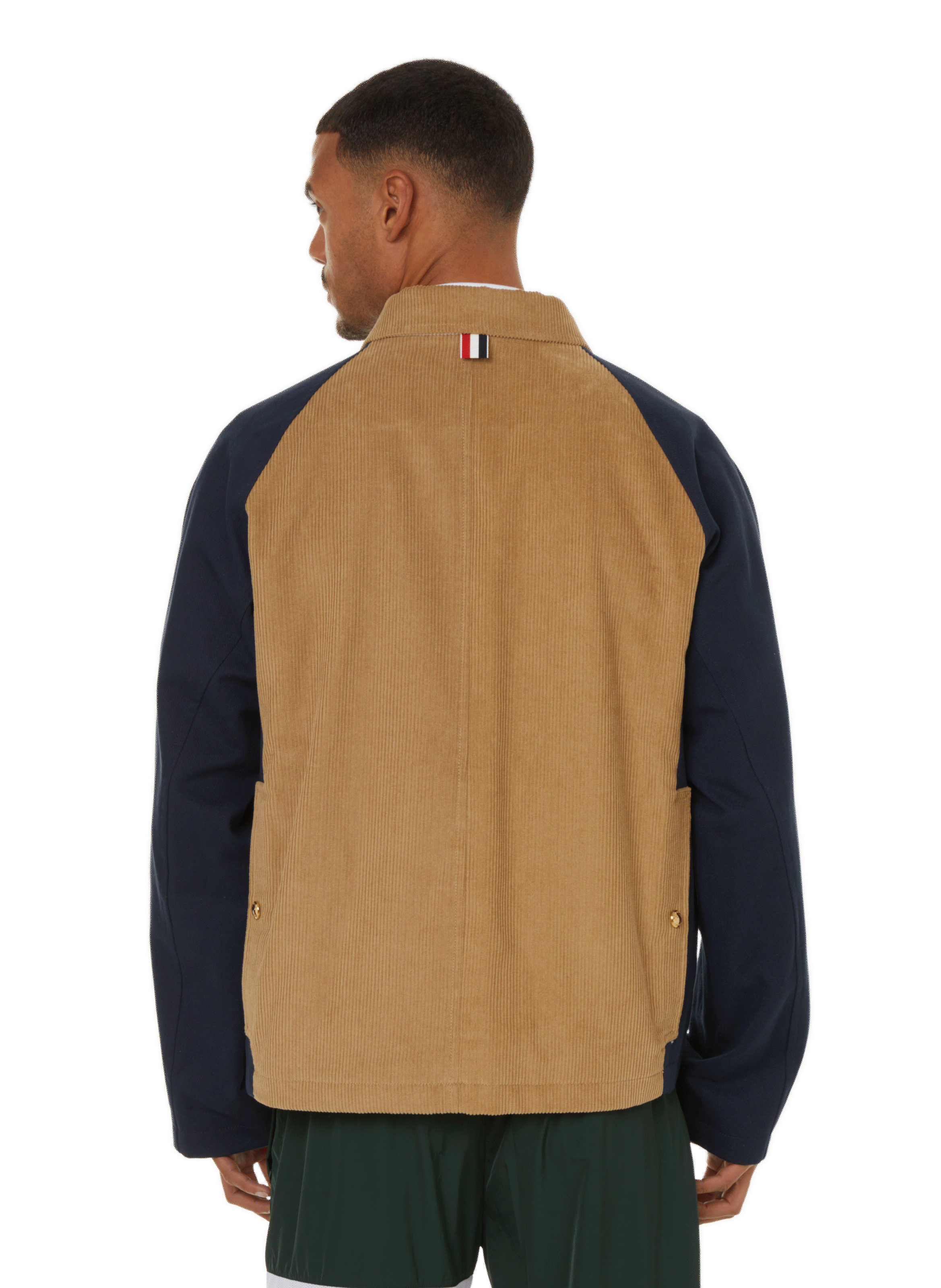 Veste à poches contrastantes THOM BROWNE Bleu