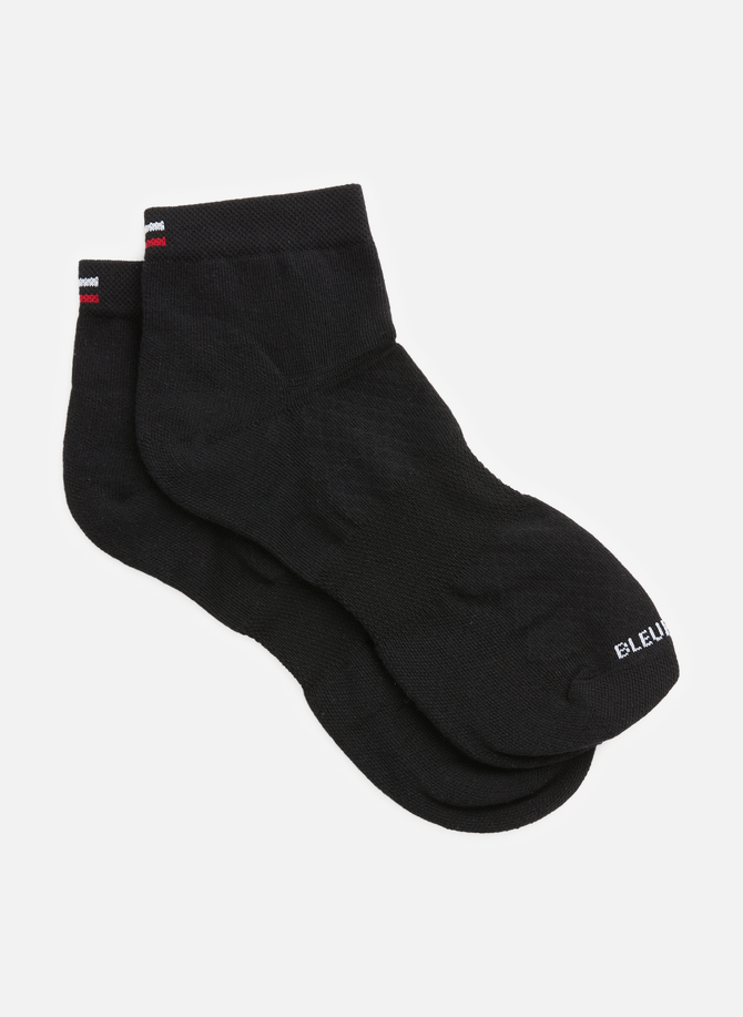 Cotton lisle mid-calf socks BLEUFORÊT