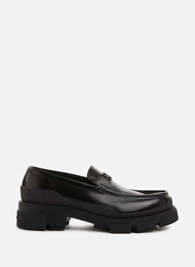 Leather platform loafers  GIVENCHY